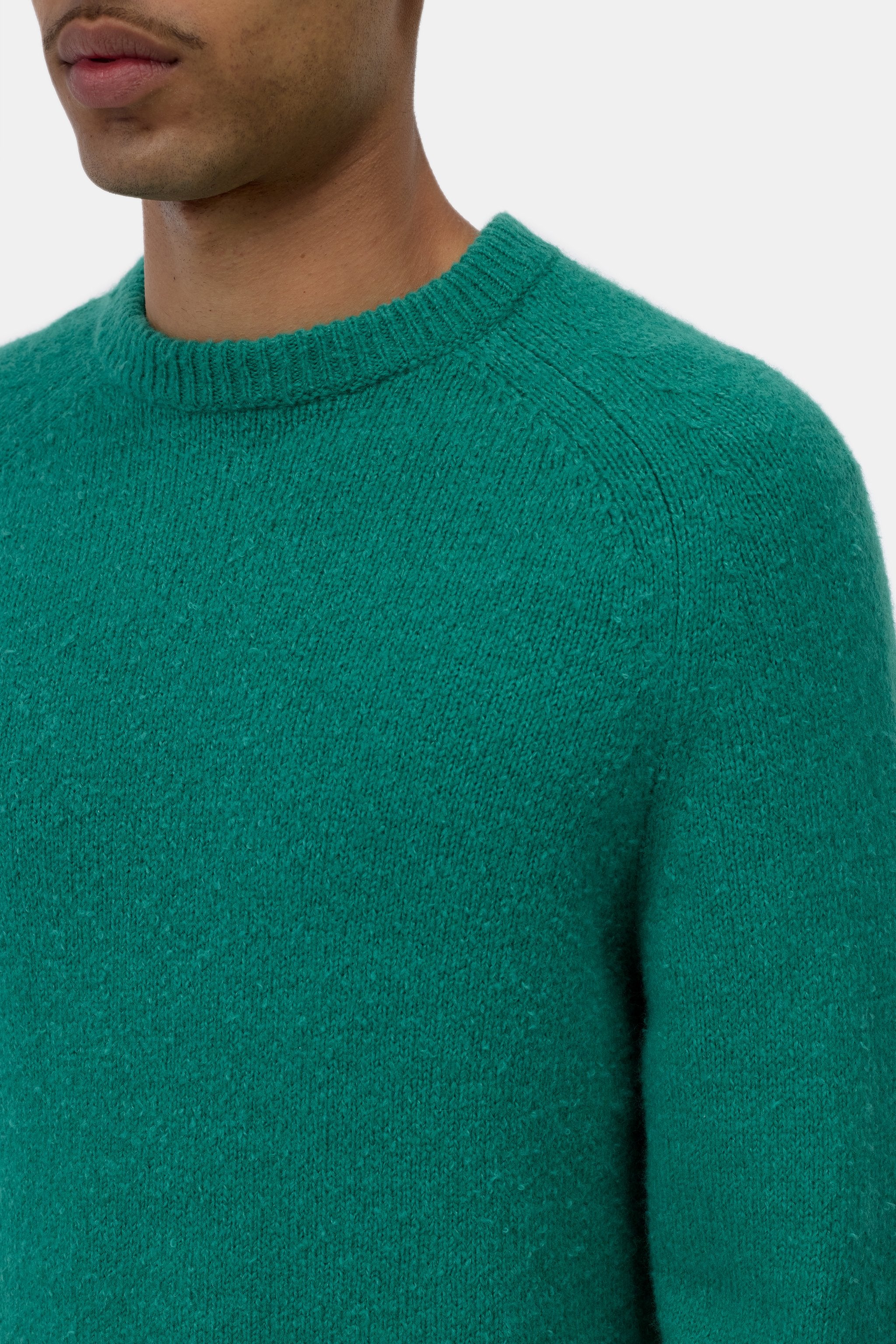 Raglan Jumper Emerald Green