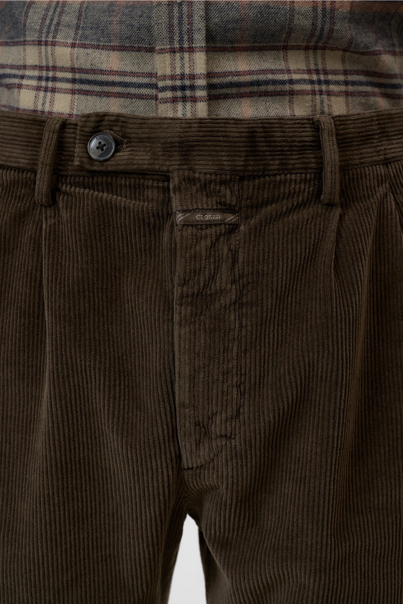 Bergen Tapered Corduroy Pants Dark Green
