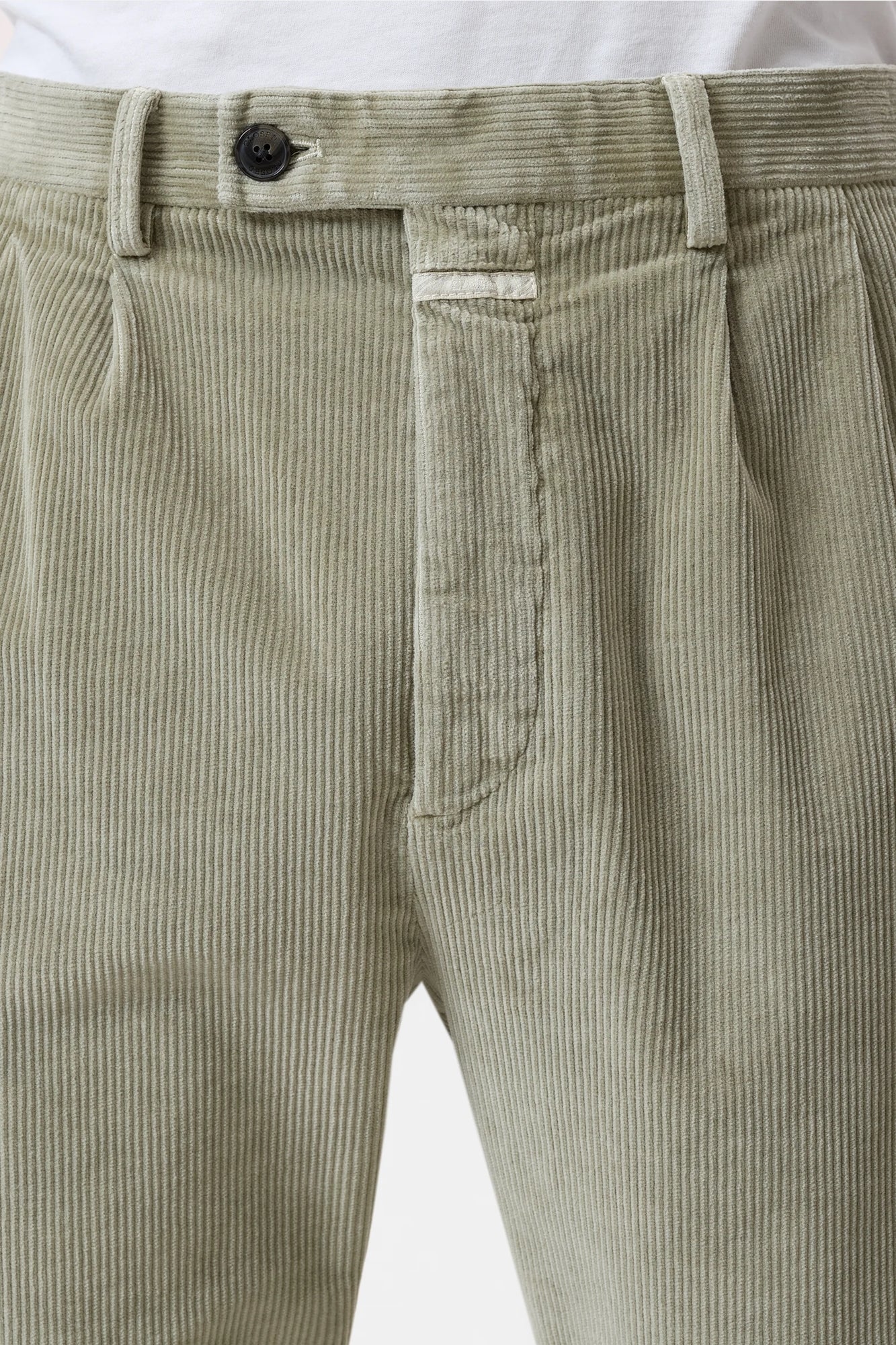 Bergen Tapered Corduroy Pants Light Green