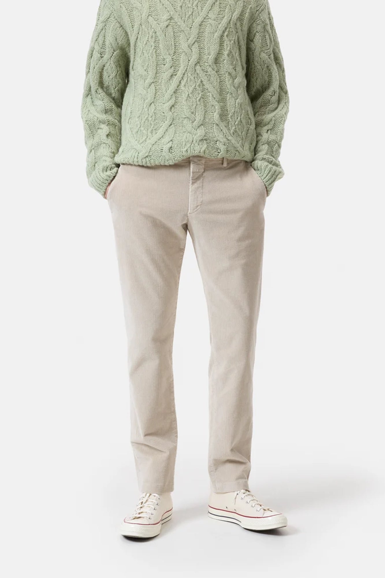 Clifton True Corduroy Trousers Ecru