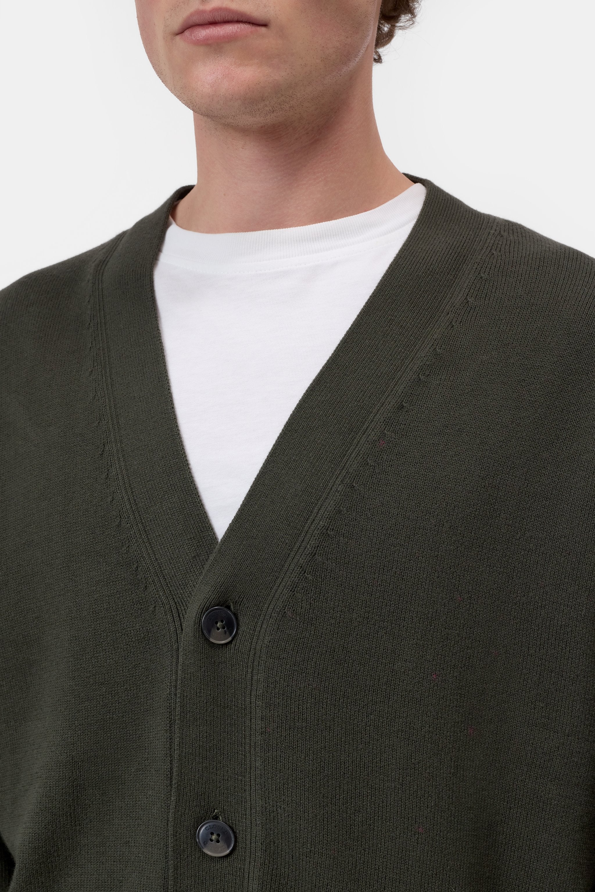 Cardigan Dark Olive Green