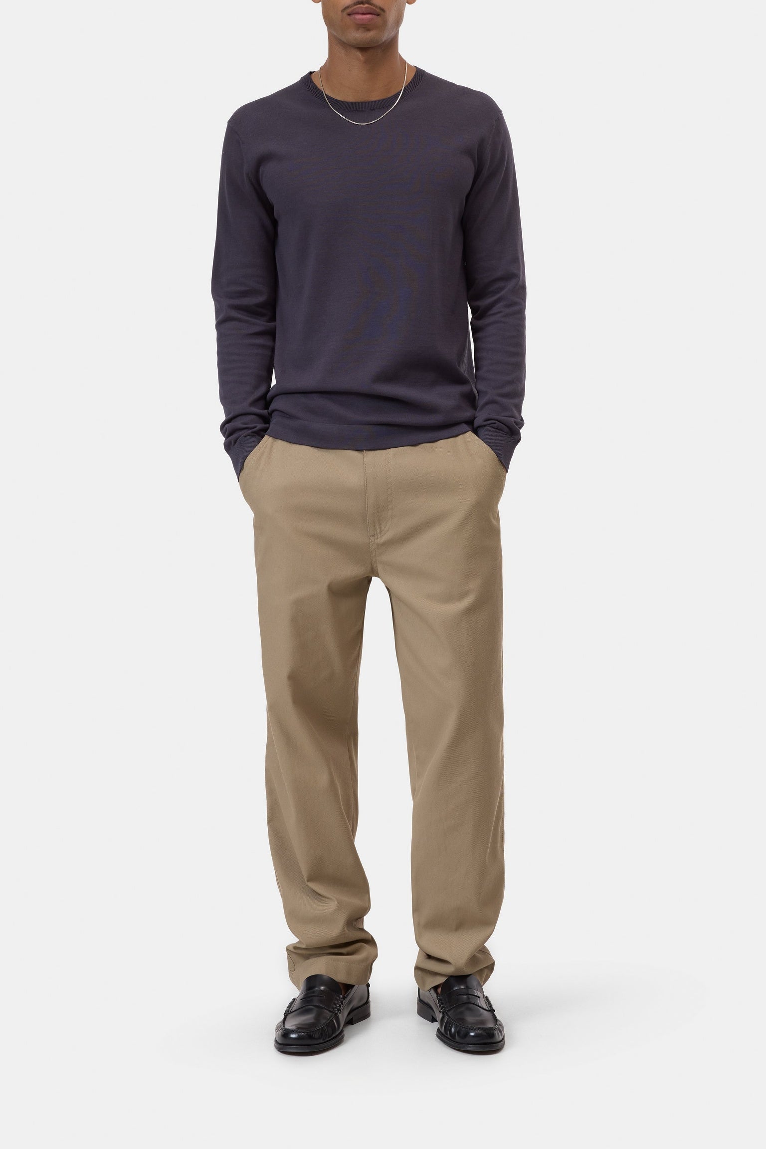 CLOSED Cotton jumper Magma black - Vista 1