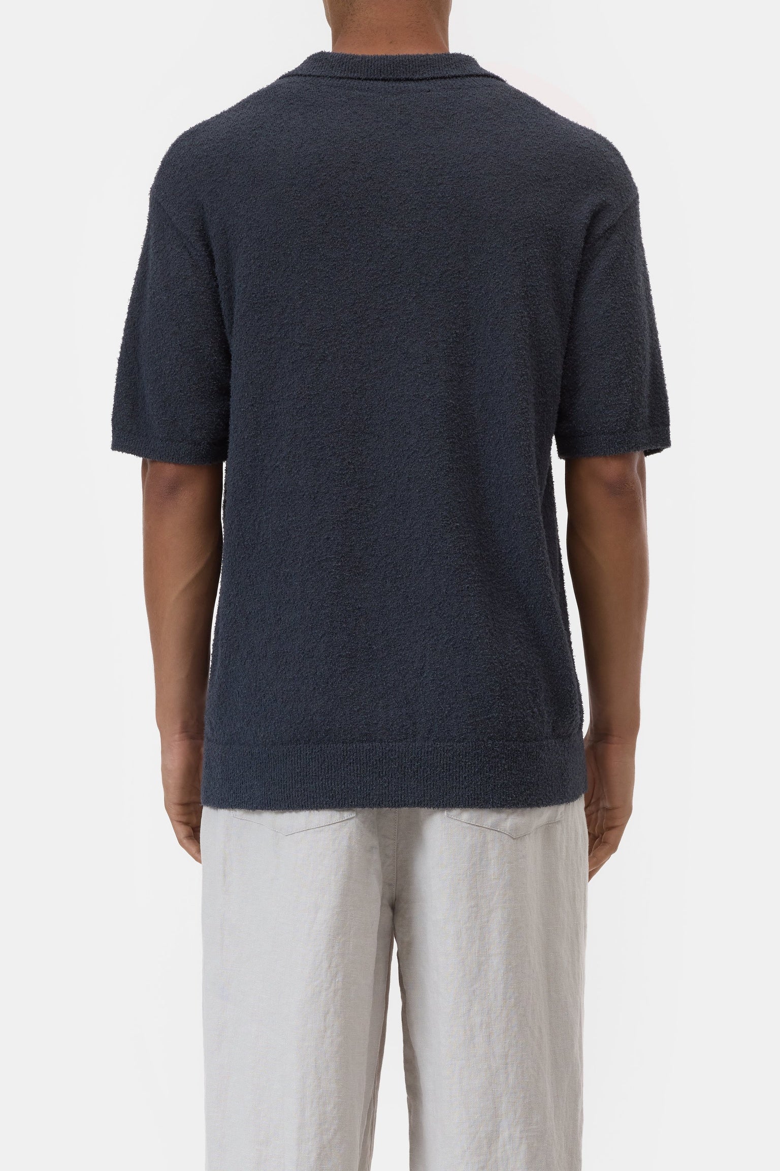 CLOSED Cotton knit polo Magma black - Vista 3