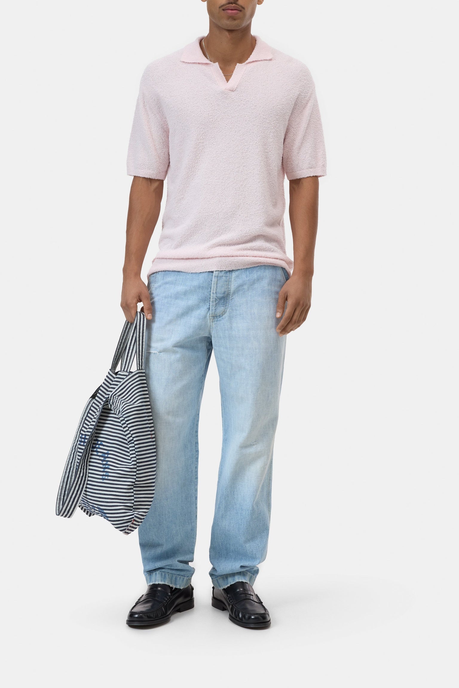 CLOSED Cotton knit polo Quartz pink - Vista 1