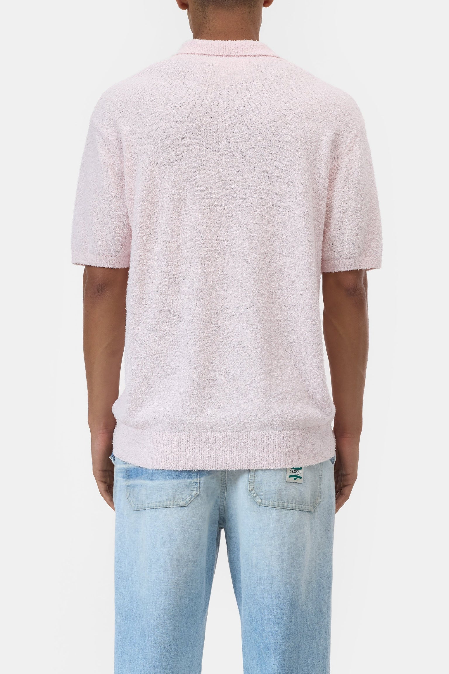 CLOSED Cotton knit polo Quartz pink - Vista 3