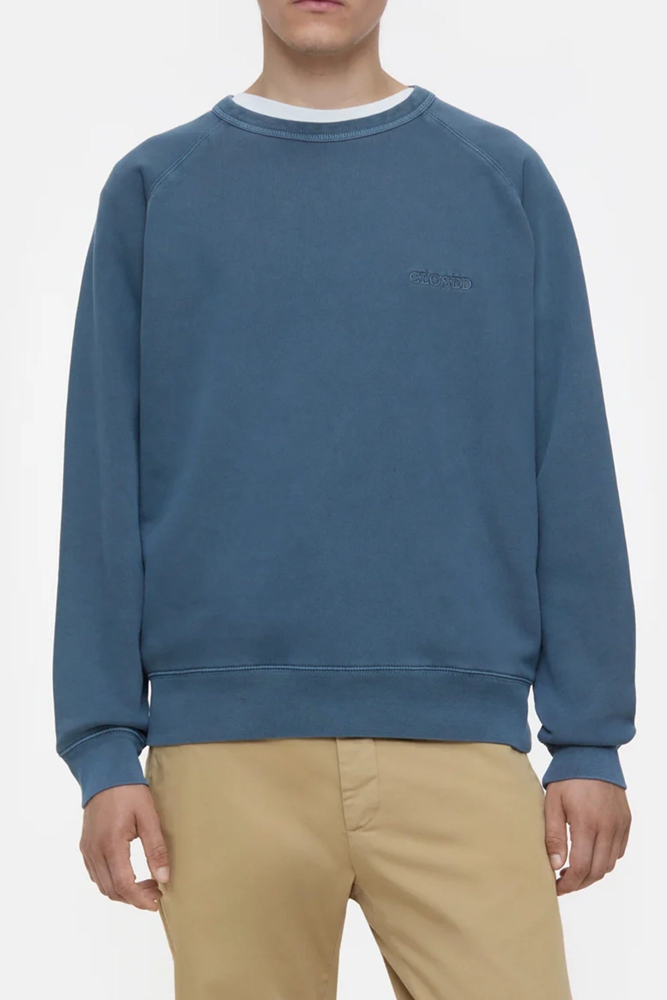 Crewneck Sweatshirt Graphite Blue