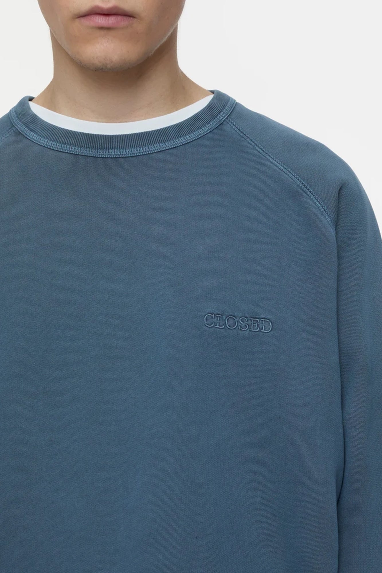 Crewneck Sweatshirt Graphite Blue