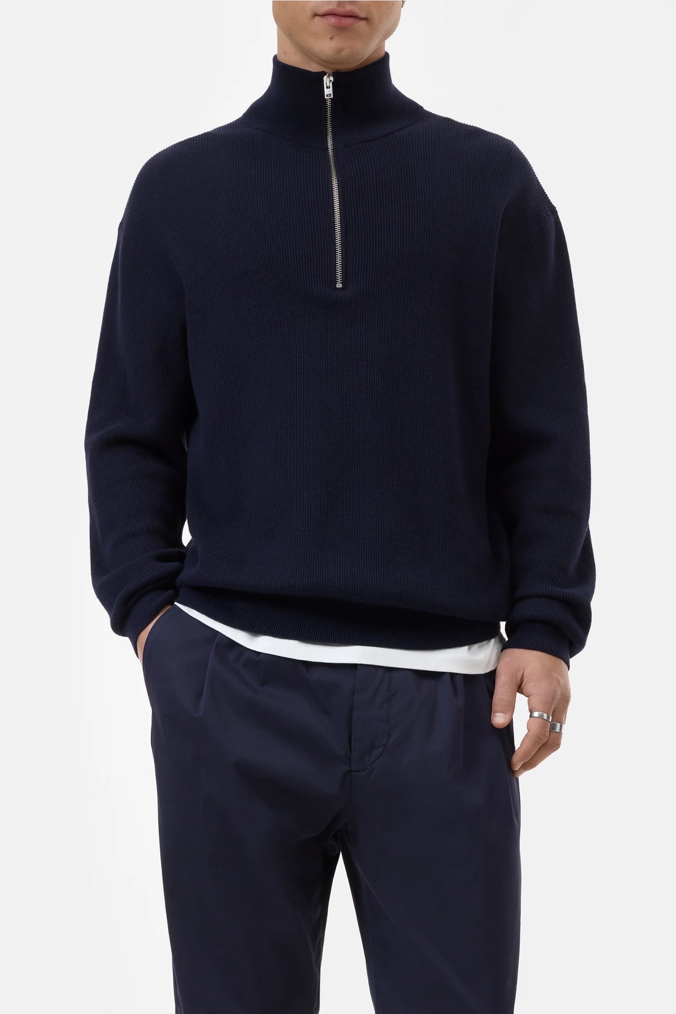 Half-zip Pullover Dark Night