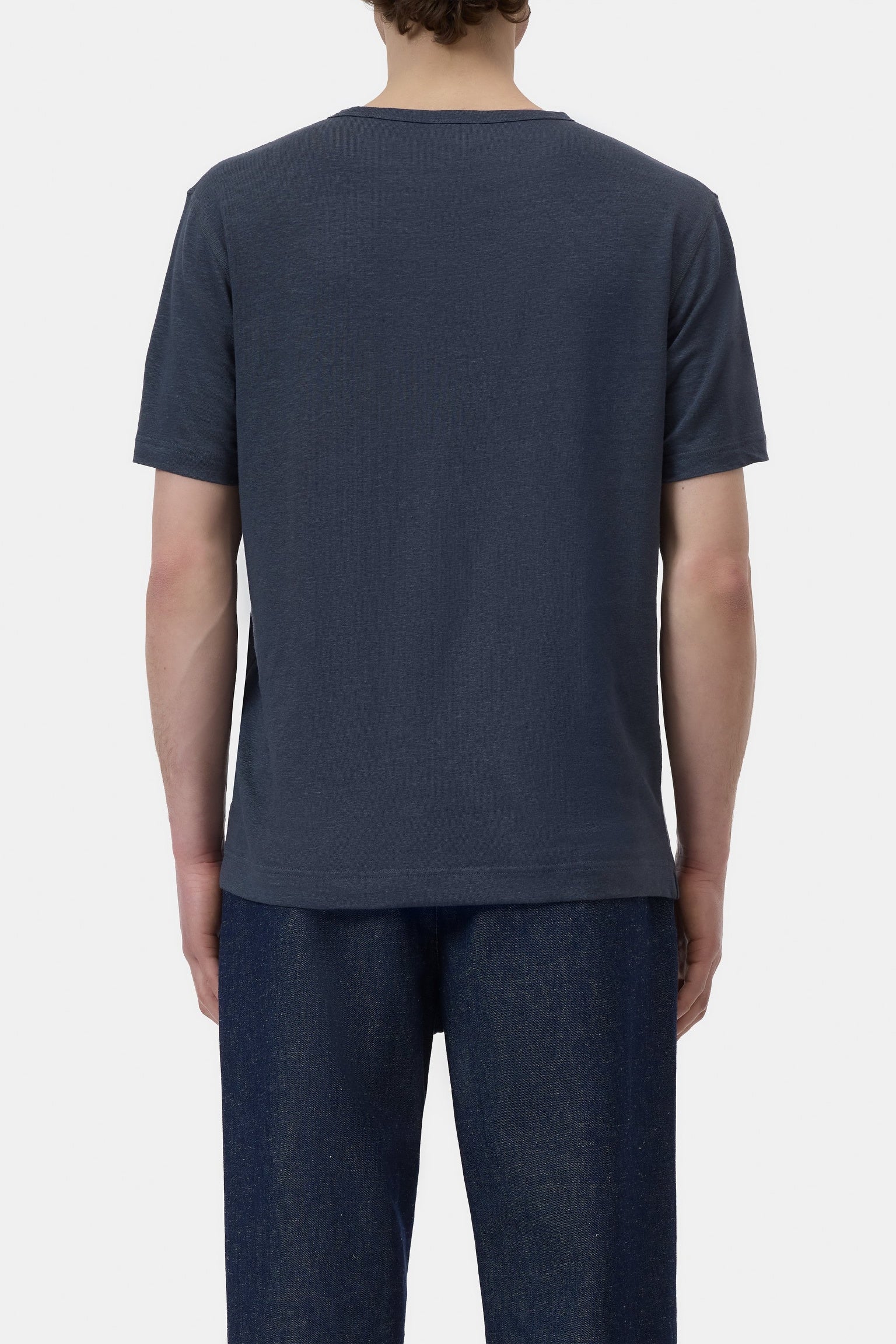 CLOSED Linen blend T-shirt Magma black - Vista 3