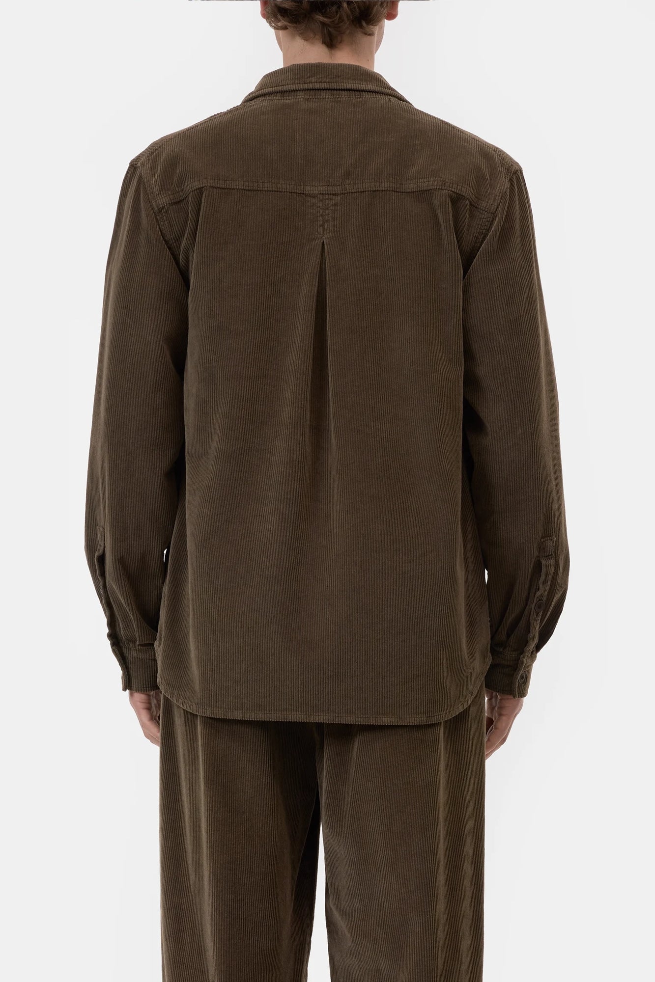 Corduroy Utility Shirt Dark Green