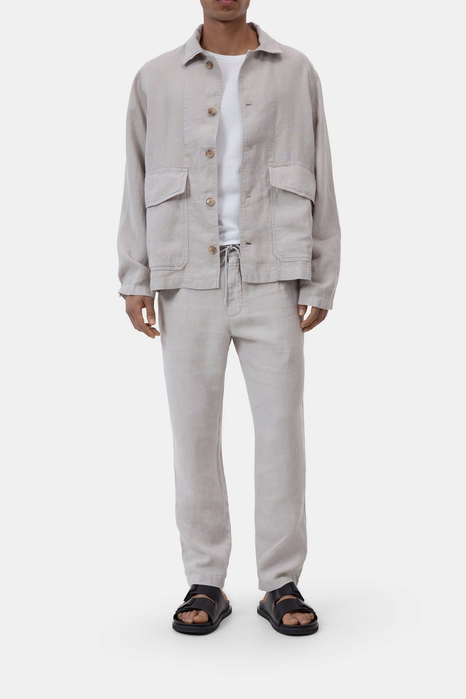 CLOSED Regular Pants - Vigo Tapered mud grey - Vista 1