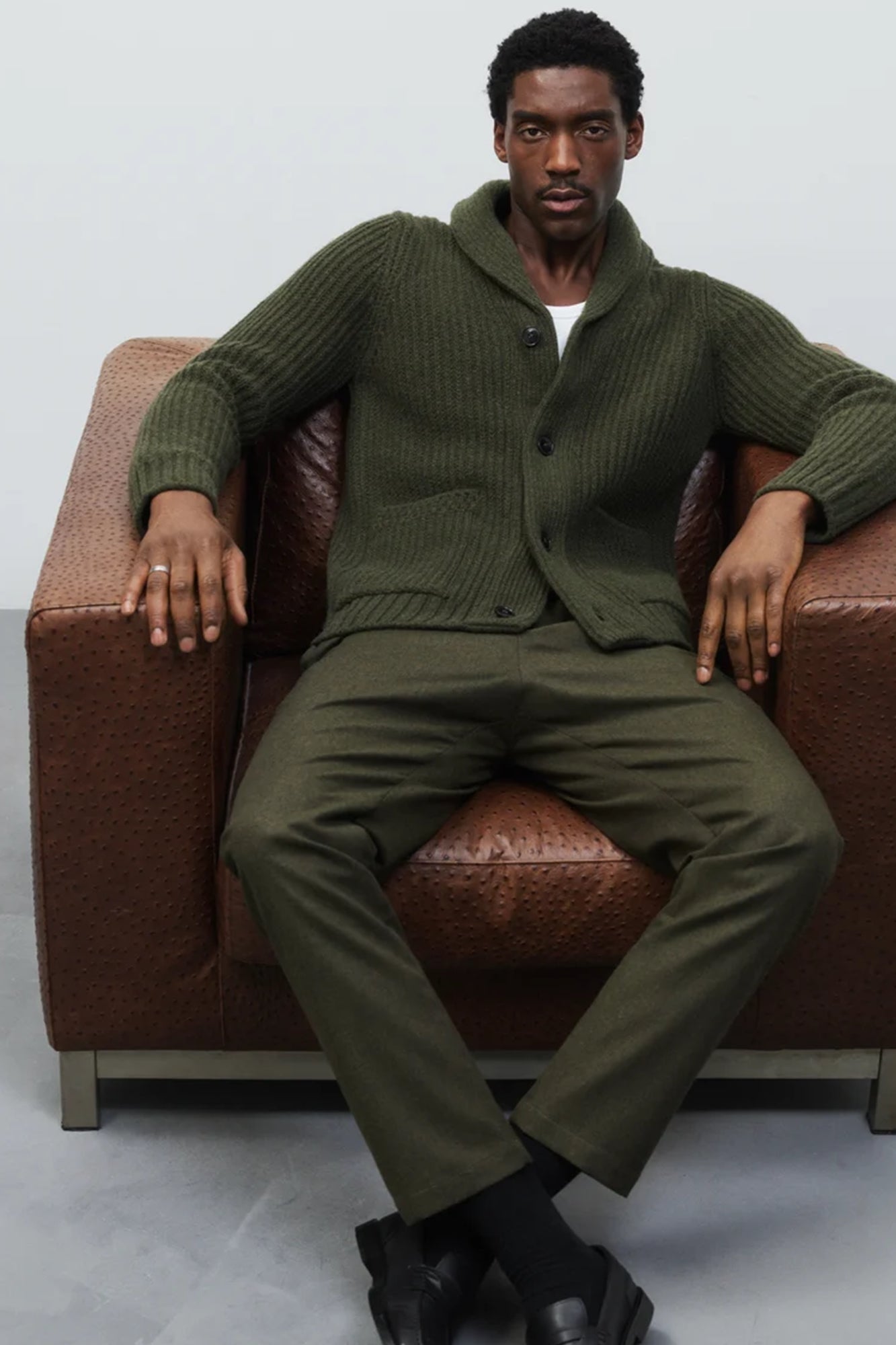 Scarf Collar Cardigan