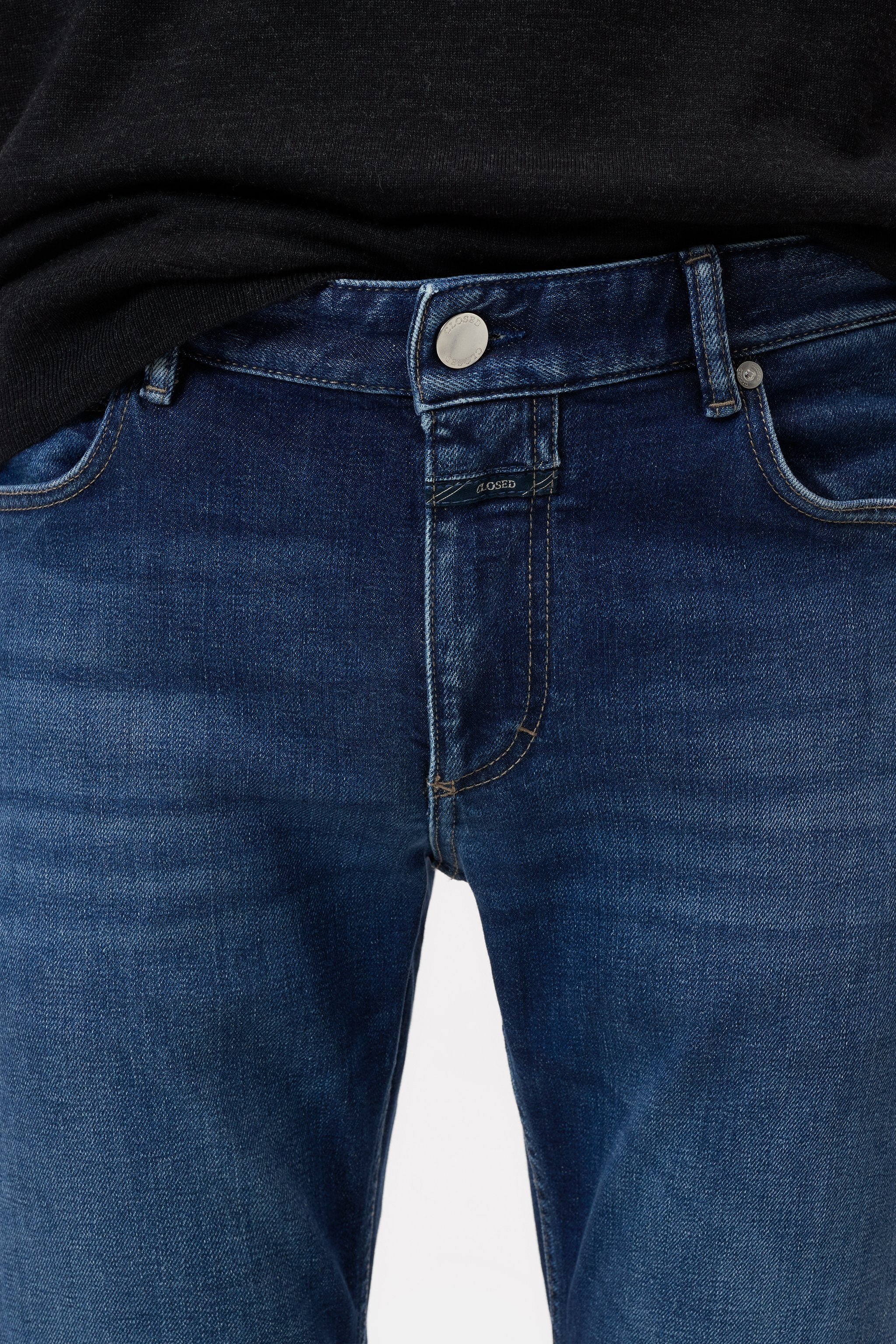 Unity Slim Trousers Mid Blue
