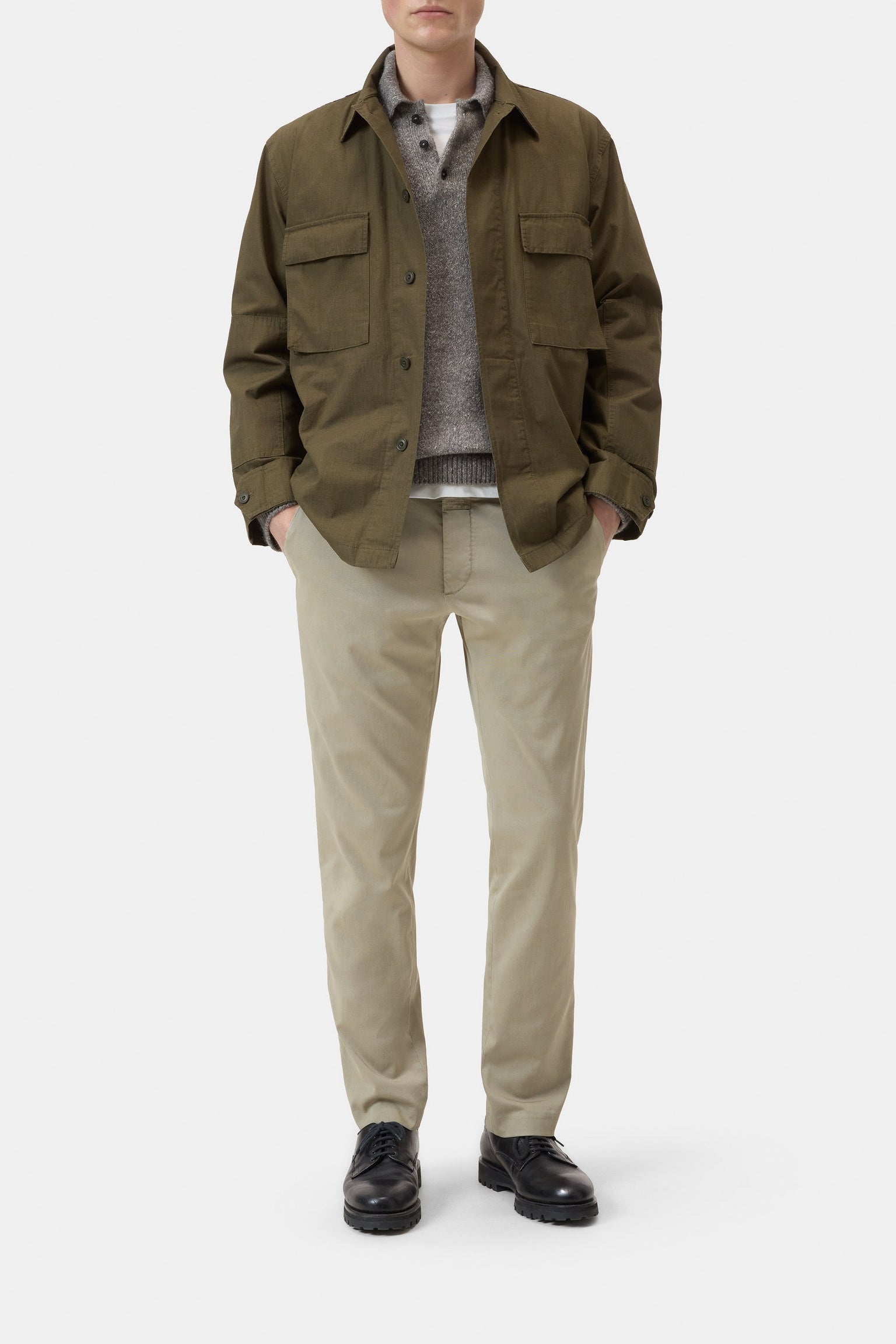 Clifton True Trousers Bayleaf Beige