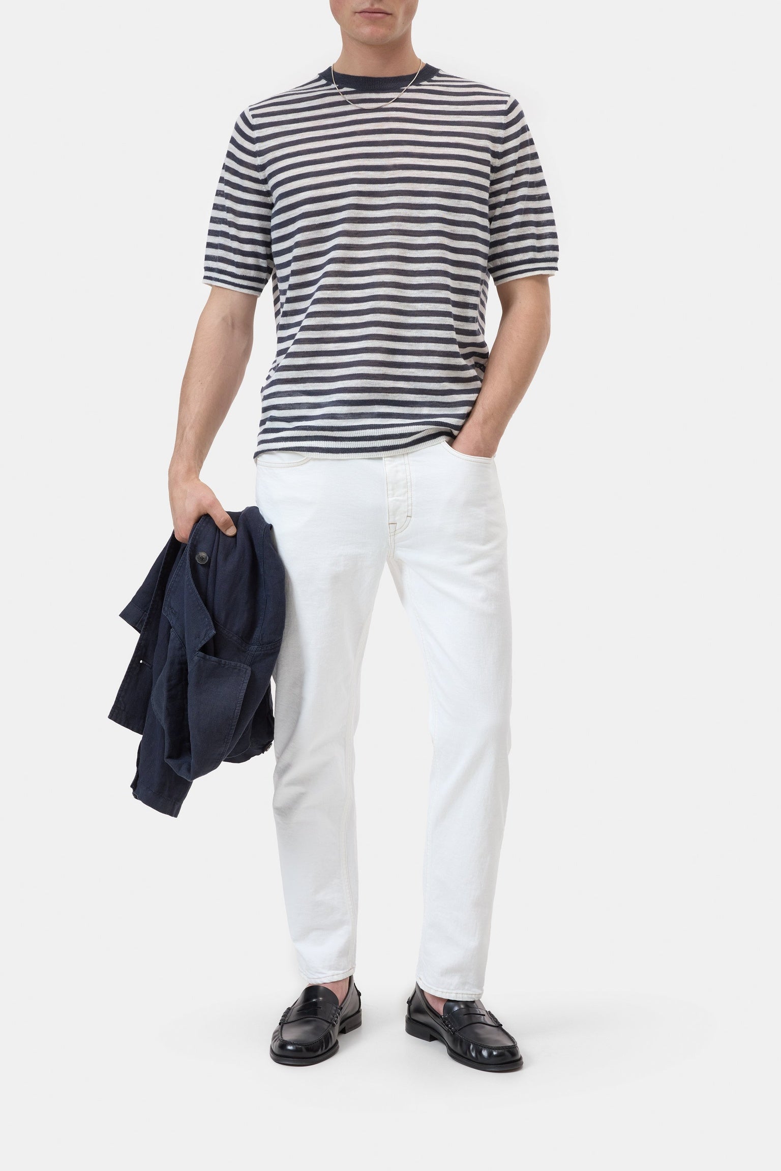 CLOSED Striped t-shirt Magma black - Vista 1