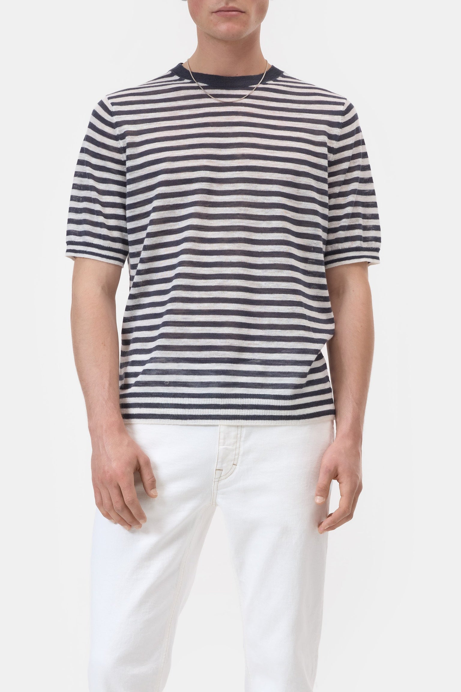 CLOSED Striped t-shirt Magma black - Vista 2