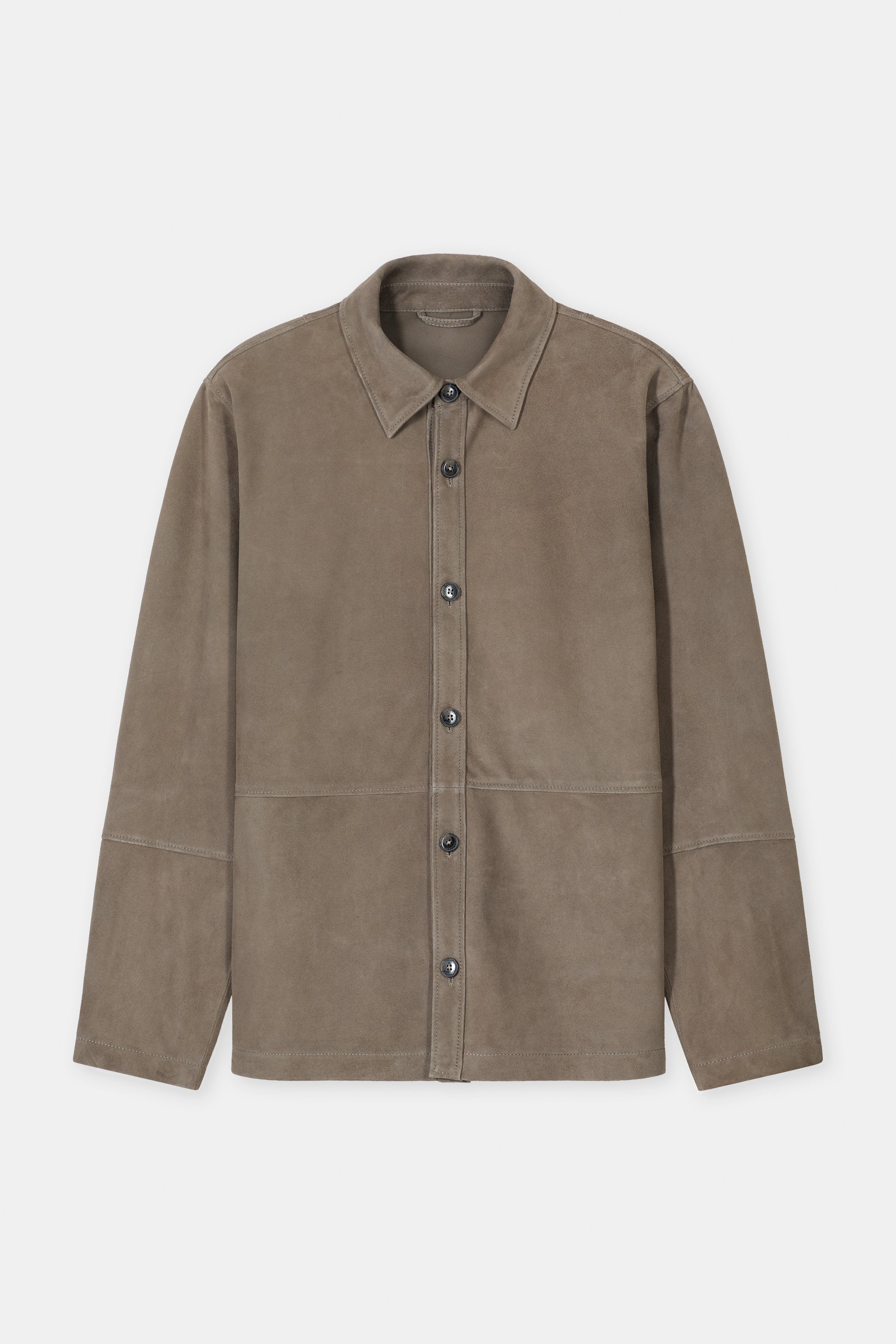 CLOSED Suede shirt Smokey grey