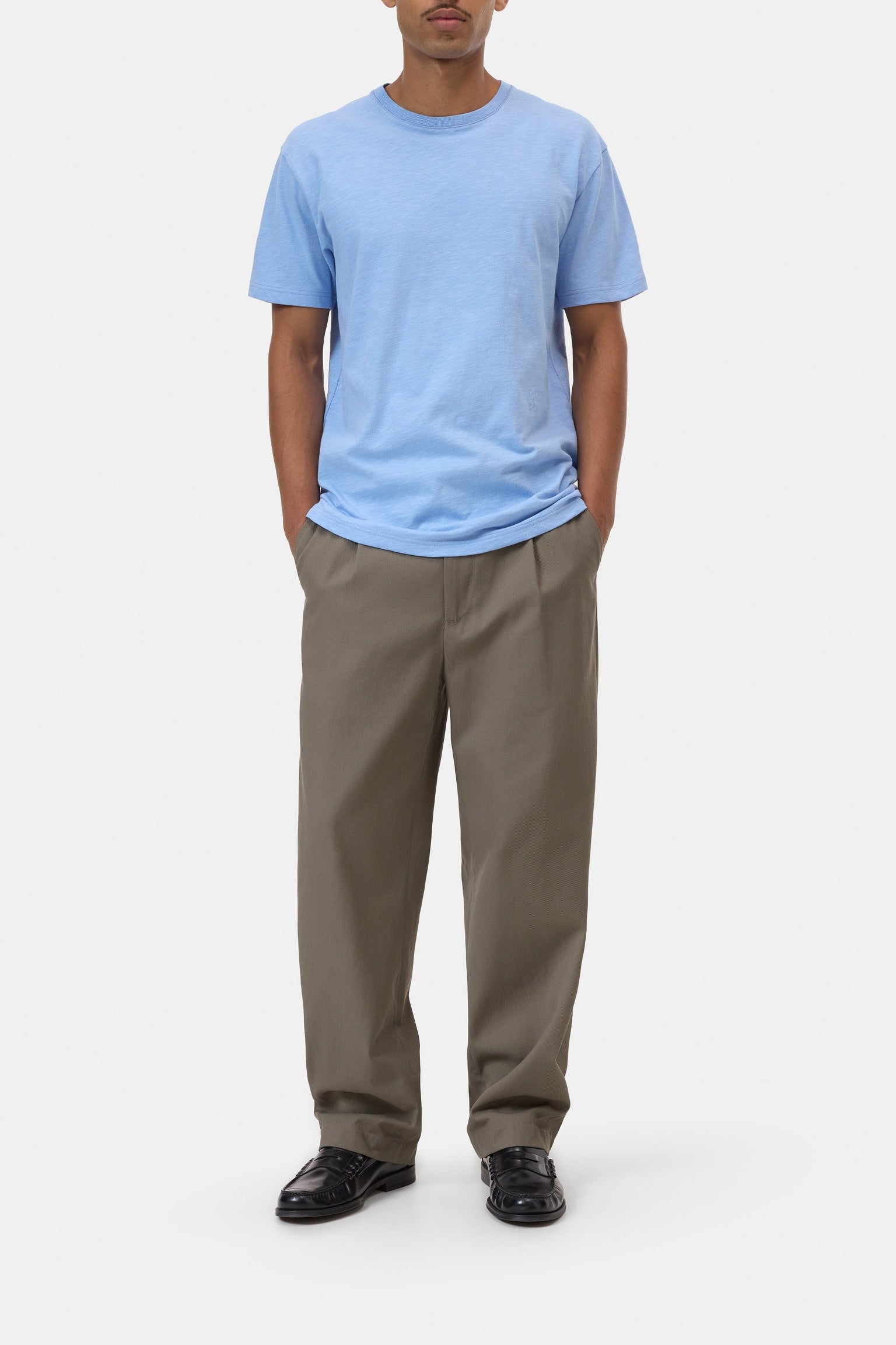 CLOSED T-shirt made from organic cotton Sky blue - Vista 1