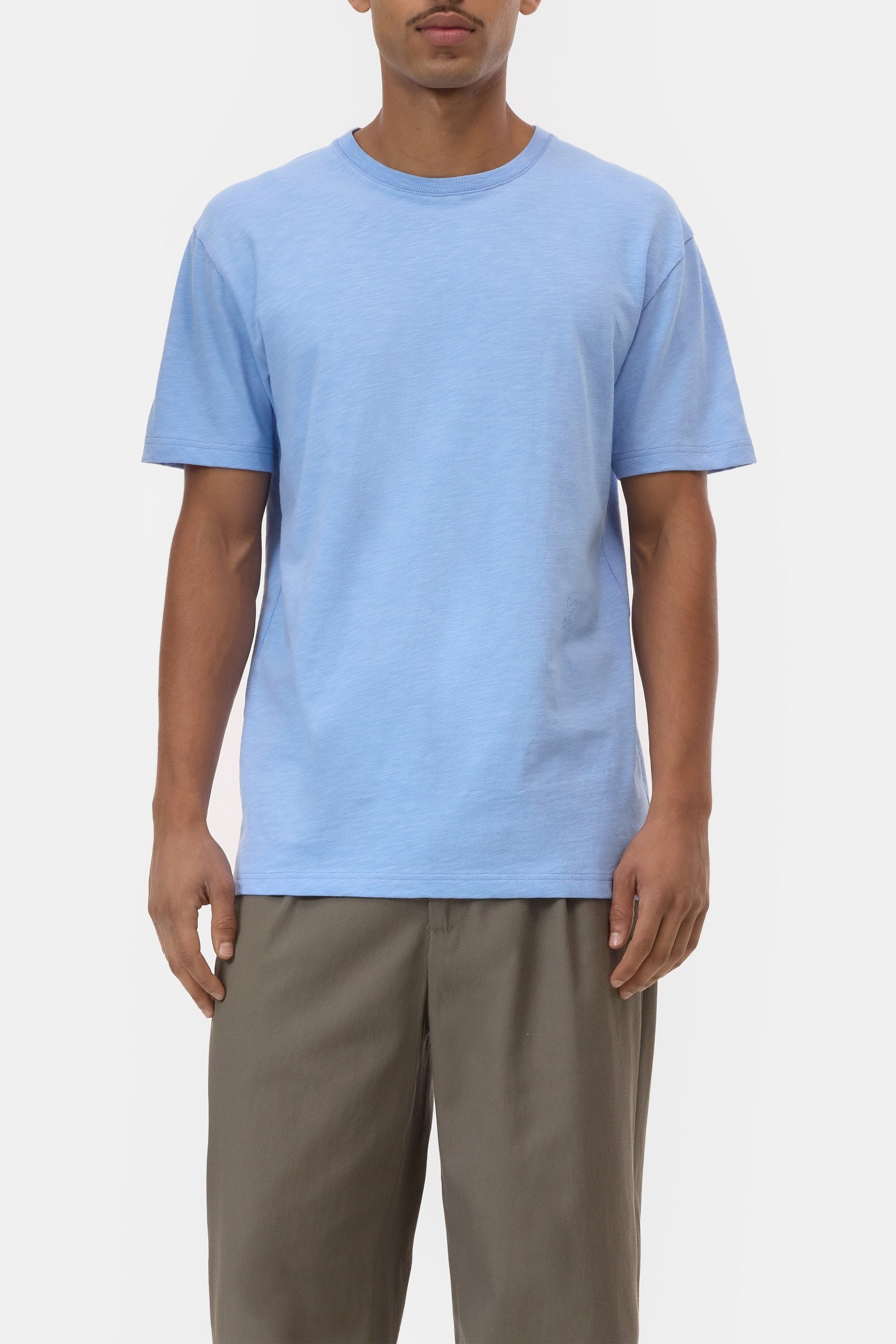 CLOSED T-shirt made from organic cotton Sky blue - Vista 2