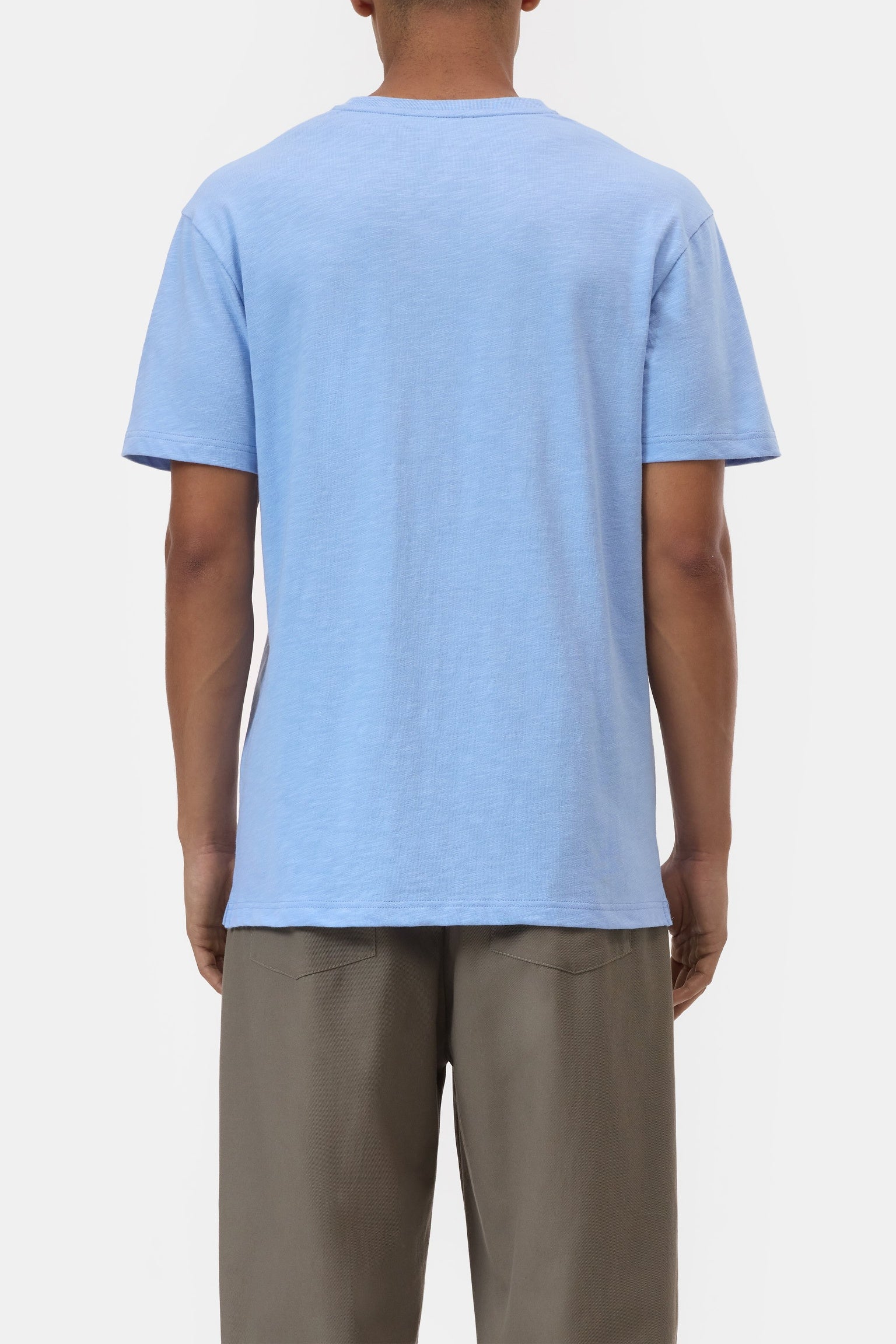 CLOSED T-shirt made from organic cotton Sky blue - Vista 3