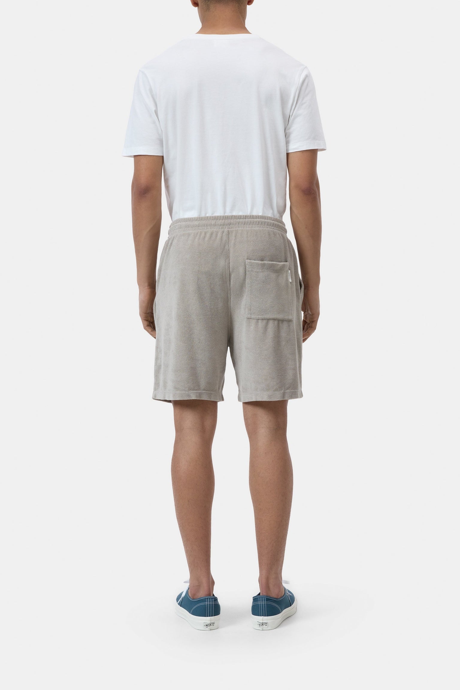 CLOSED Terry shorts made from a cotton blend mud grey - Vista 2