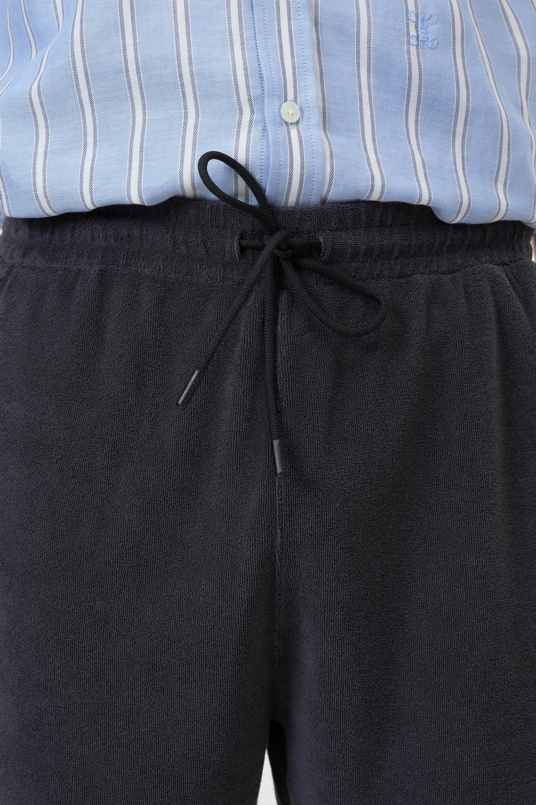 CLOSED Terry shorts made from a cotton blend Magma black - Vista 3
