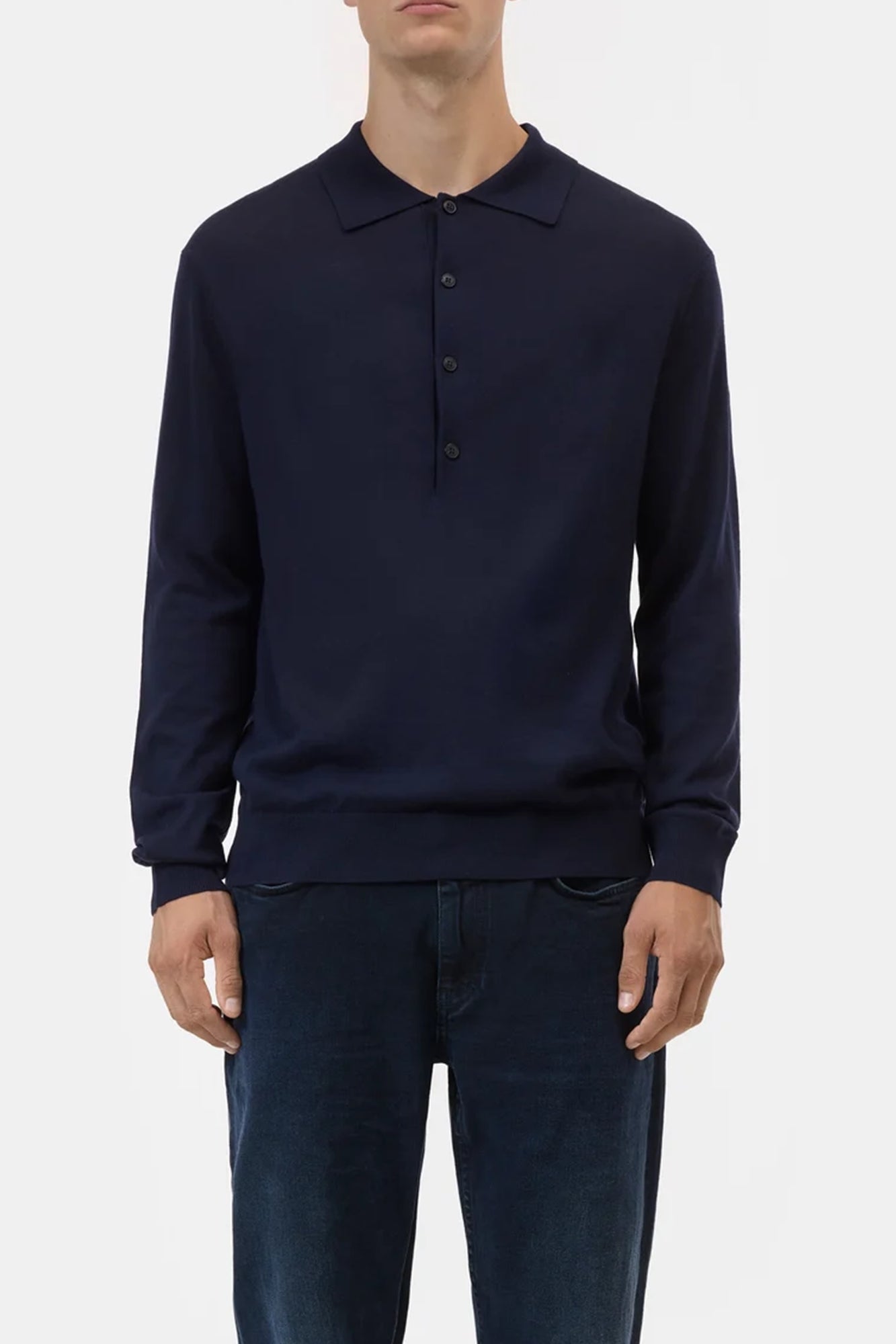 Wool Polo Jumper