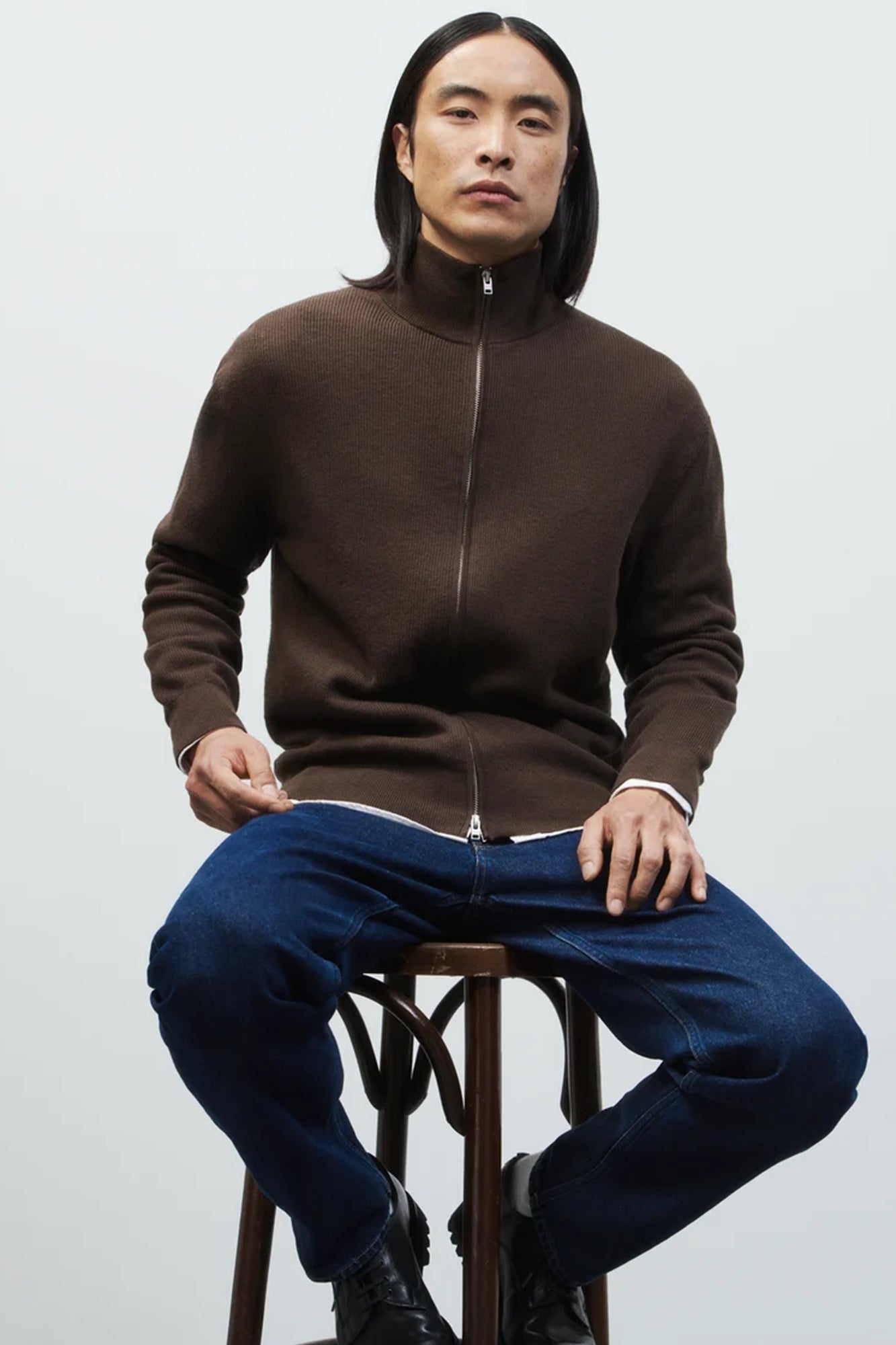 Zipped Cardigan