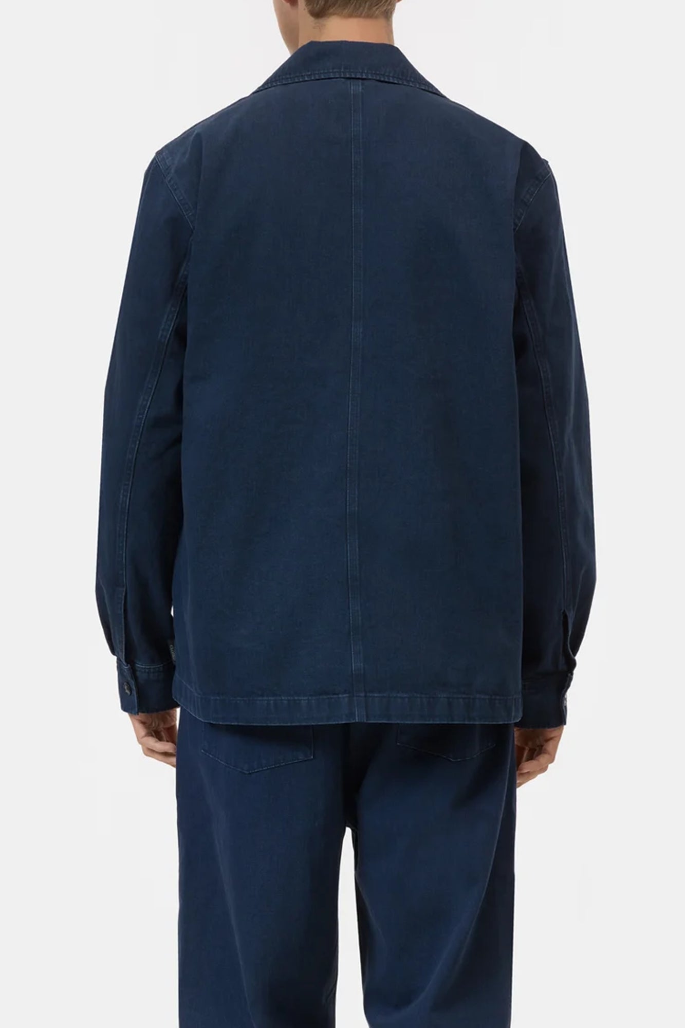Zipped Denim Overshirt