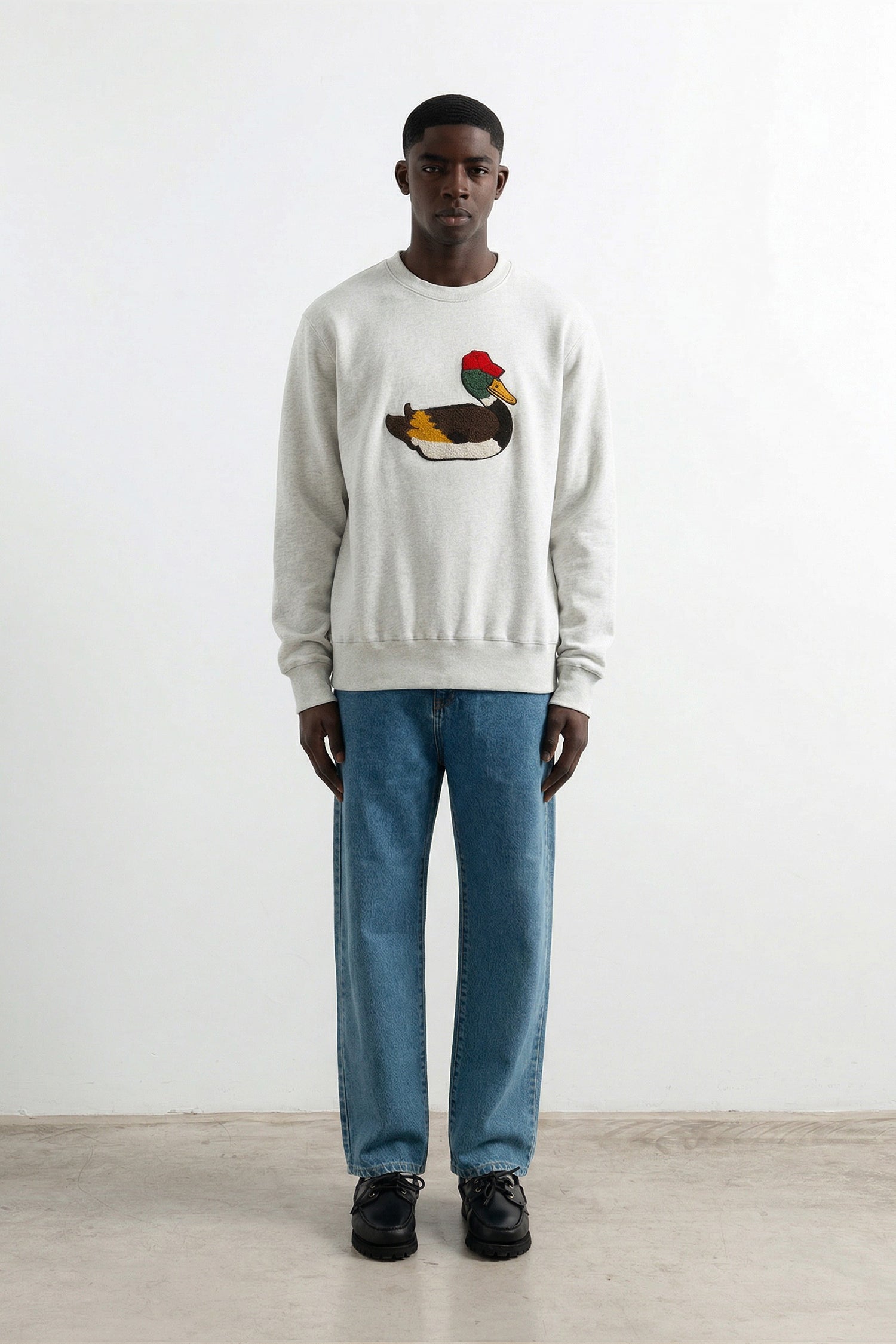 Edmmond Studios DUCK HUNT grey melange - Vista 3
