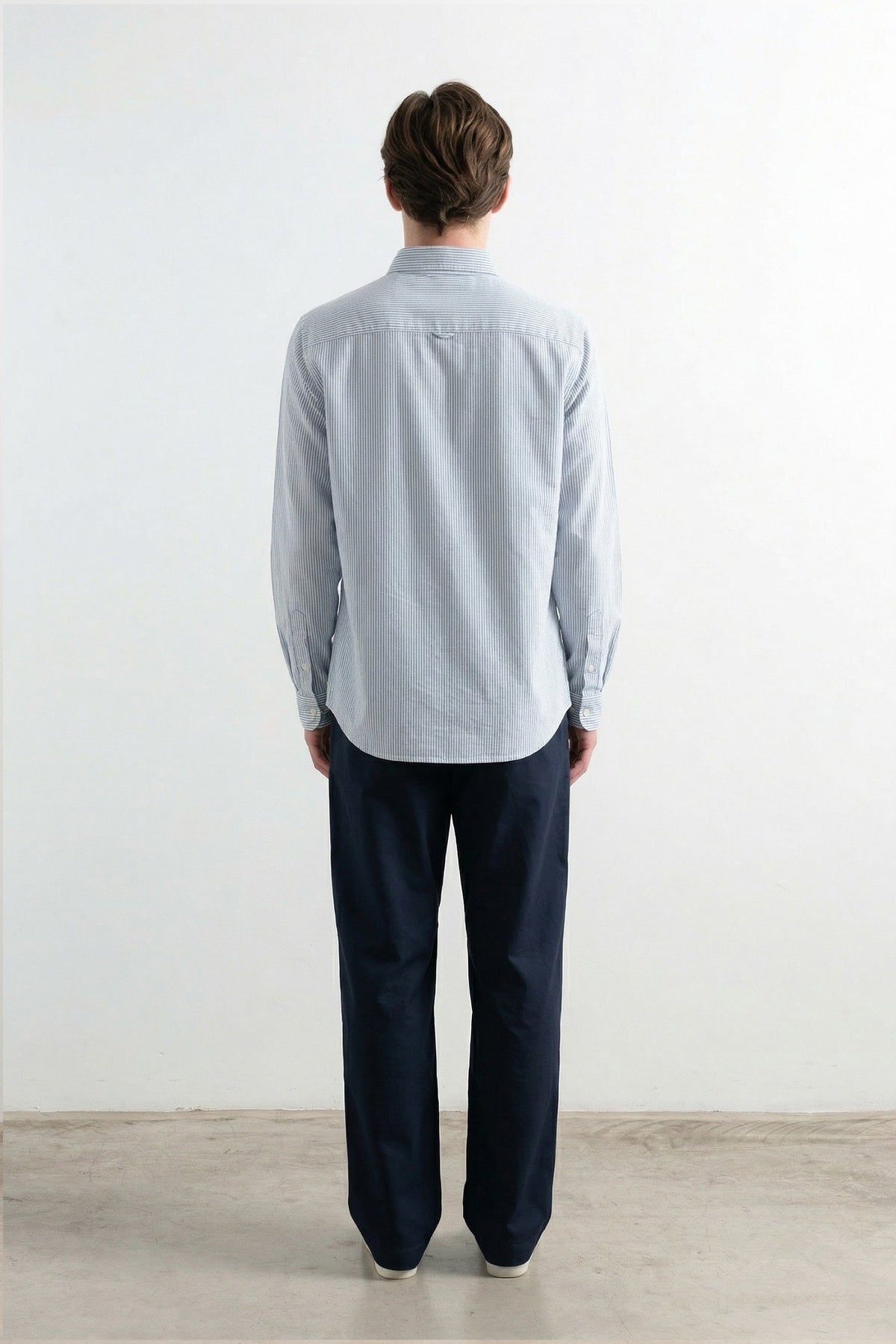Duck Striped Shirt Light Blue