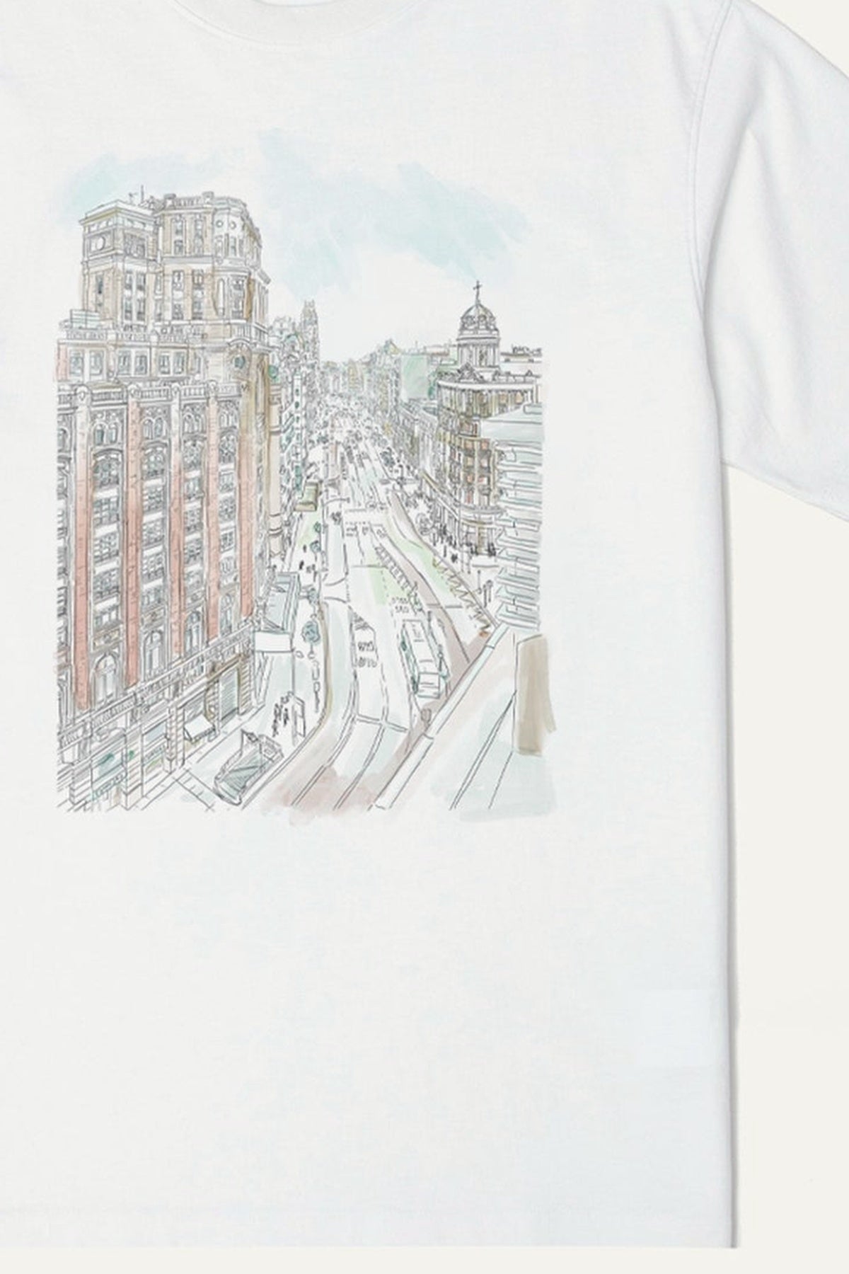 Gran Via Tee White