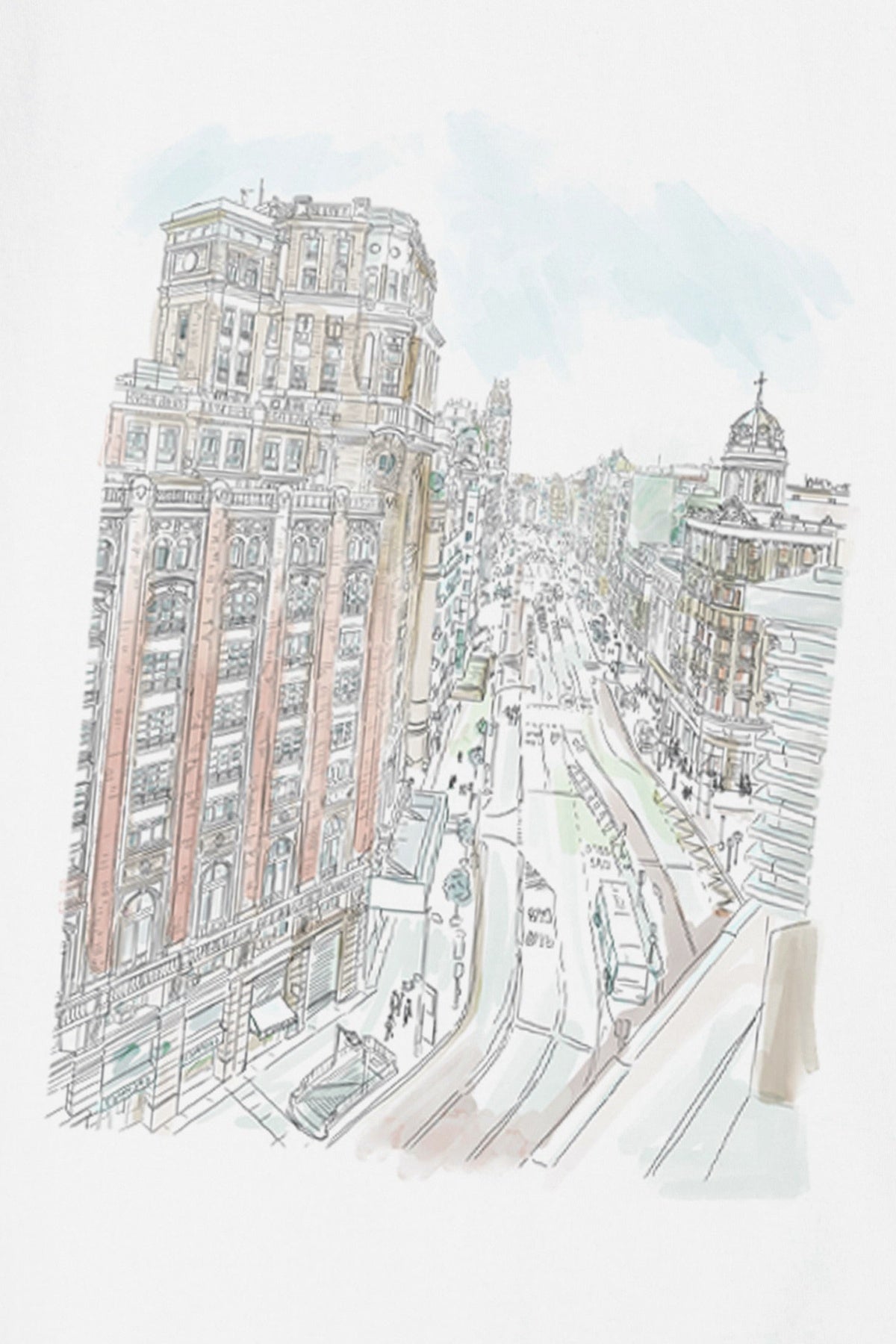Gran Via Tee White