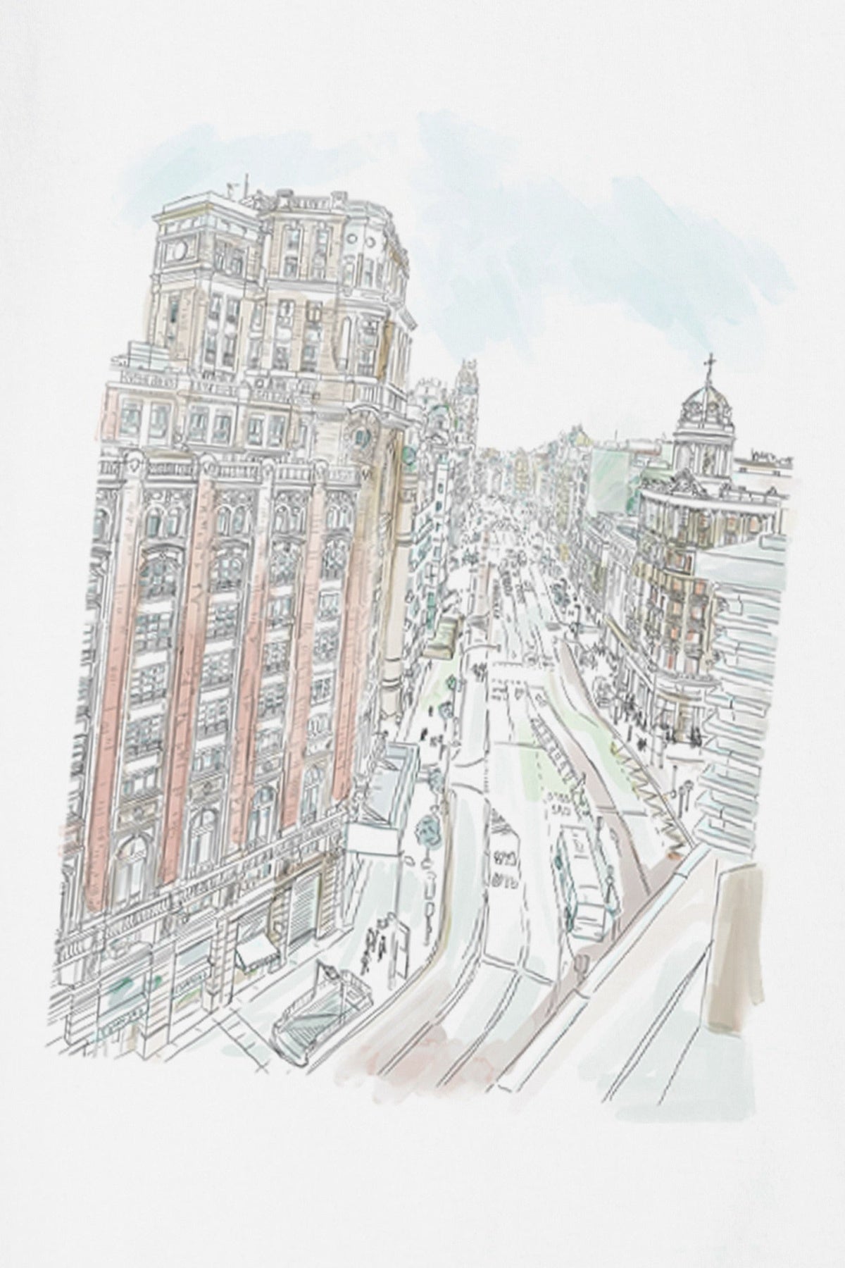 Gran Via Tee White