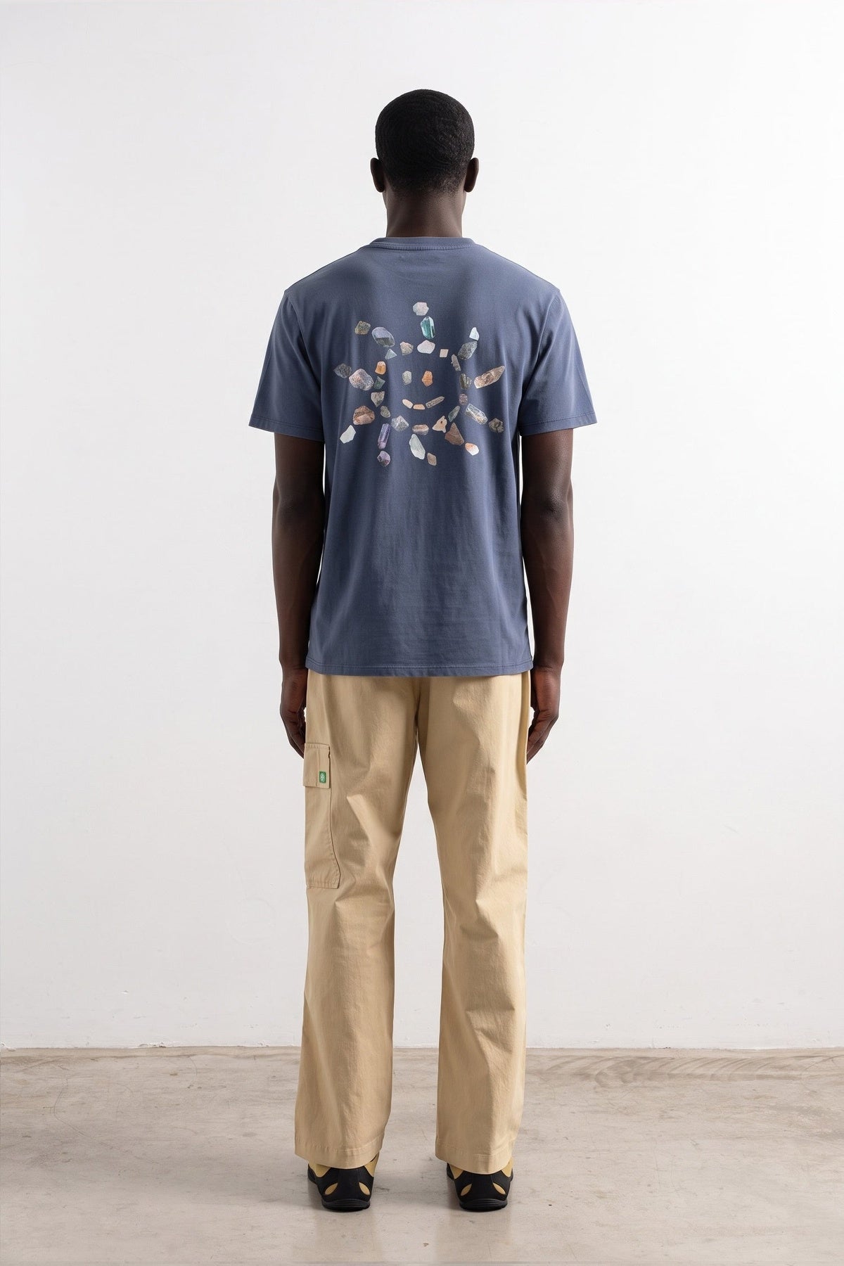 Stones Tee Dark Blue