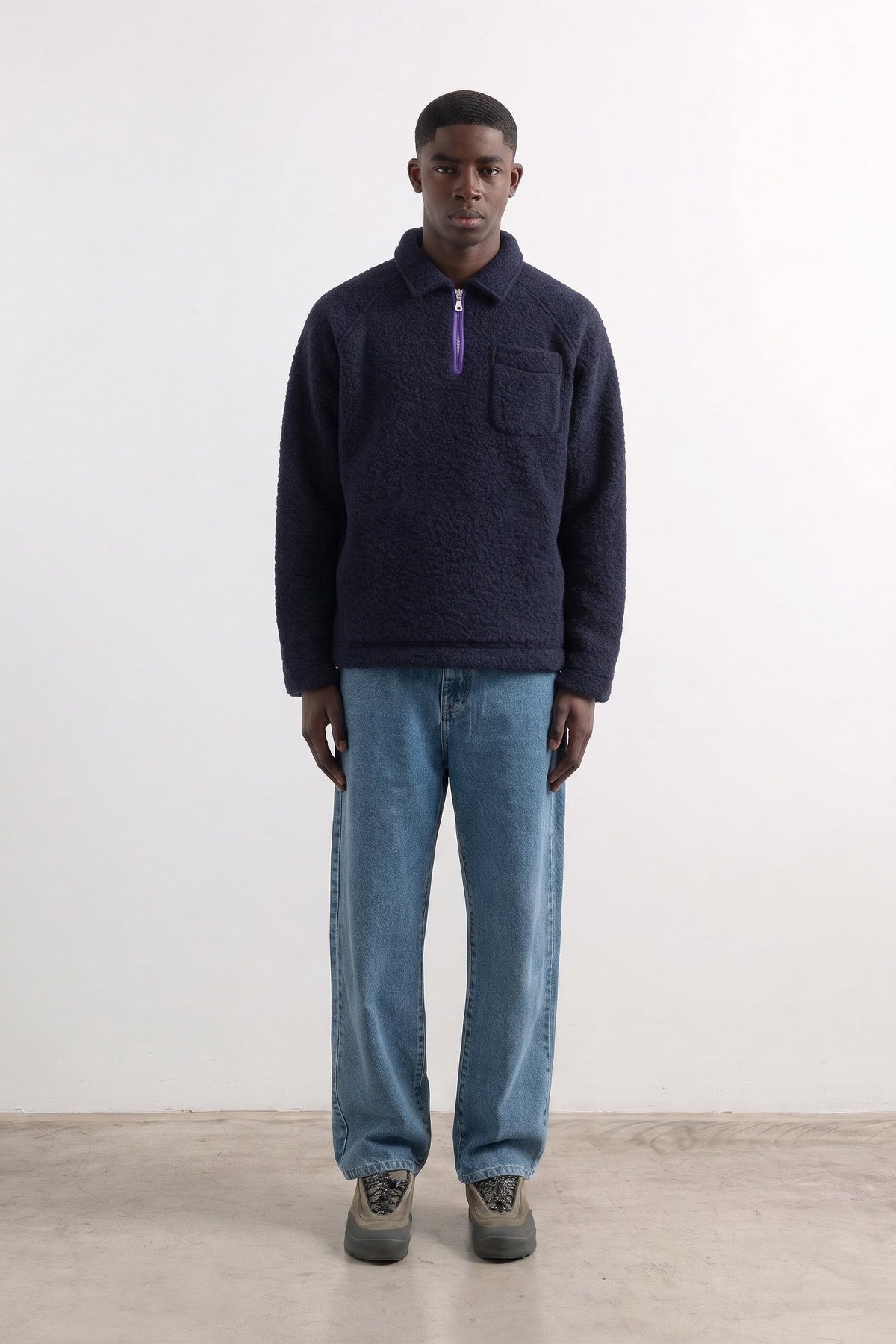 Unconventional Zip Logo Jumper