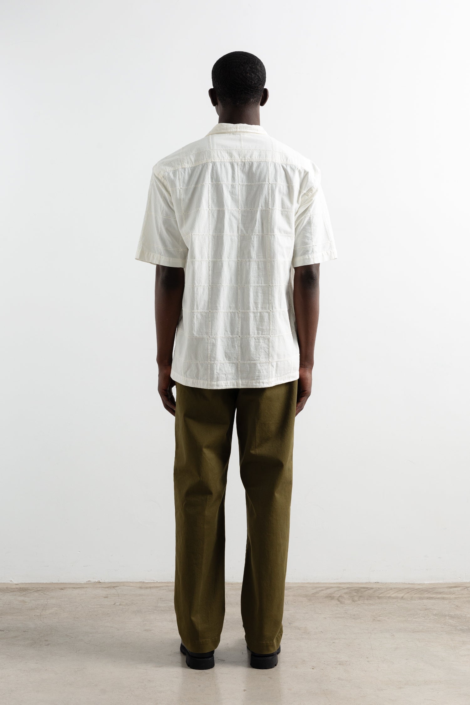 Edmmond Studios FREEDOM SHORT SLEEVE off white - Vista 3