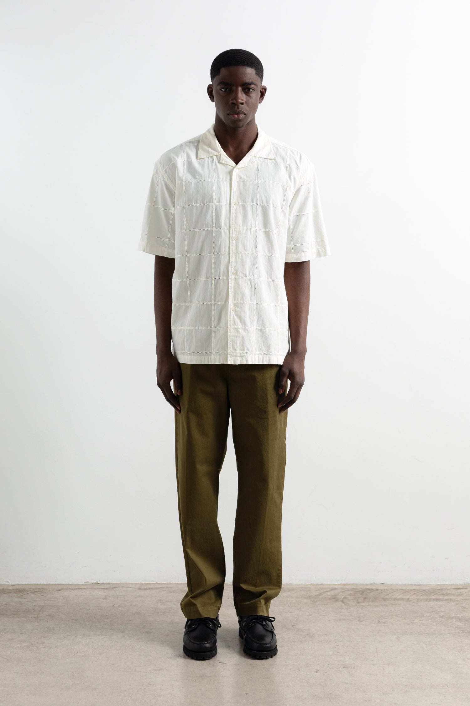 Edmmond Studios FREEDOM SHORT SLEEVE off white - Vista 4
