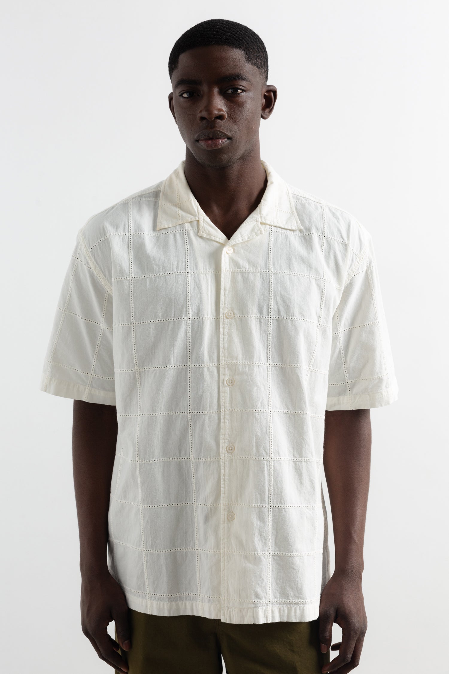 Edmmond Studios FREEDOM SHORT SLEEVE off white - Vista 6