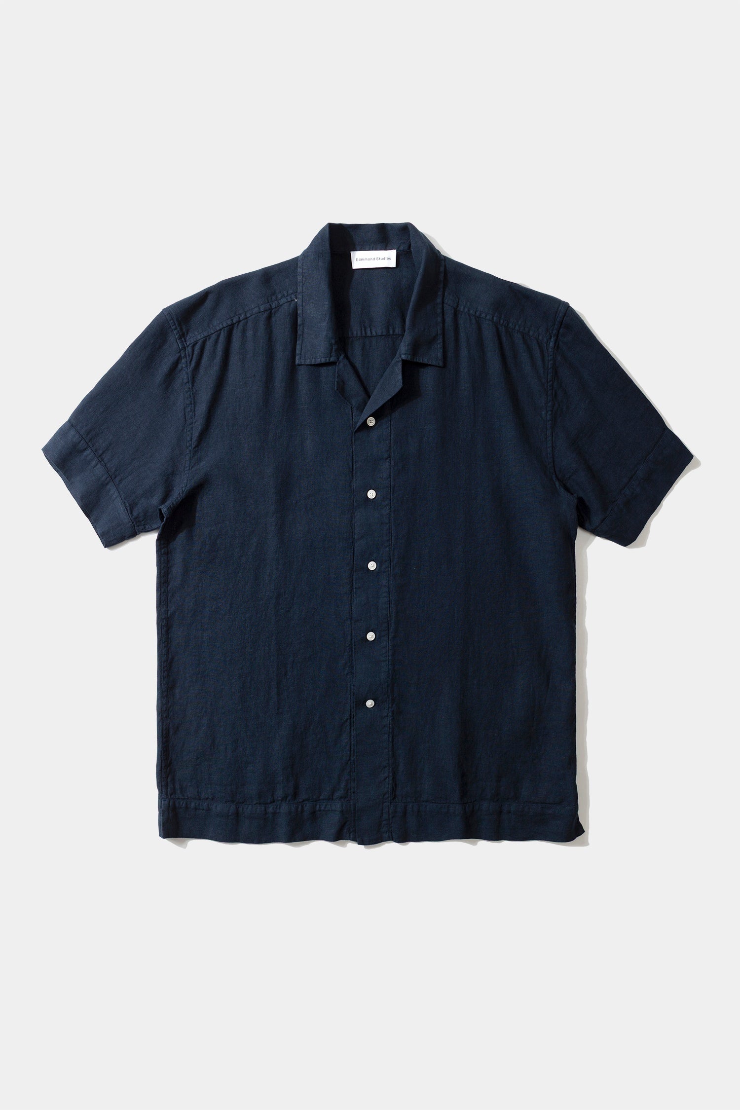 Edmmond Studios LINEN SHORT SLEEVE navy - Vista 1