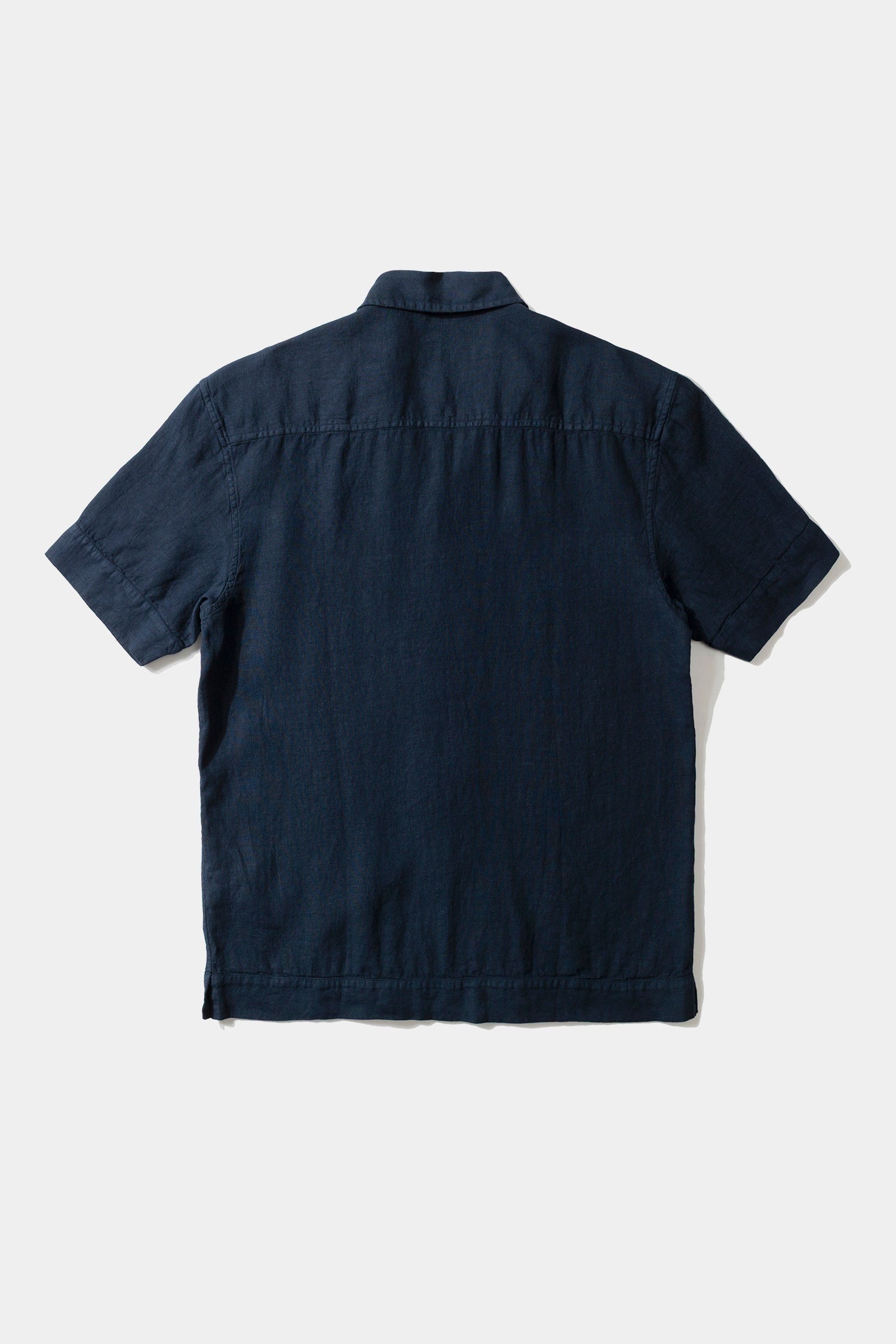 Edmmond Studios LINEN SHORT SLEEVE navy - Vista 2
