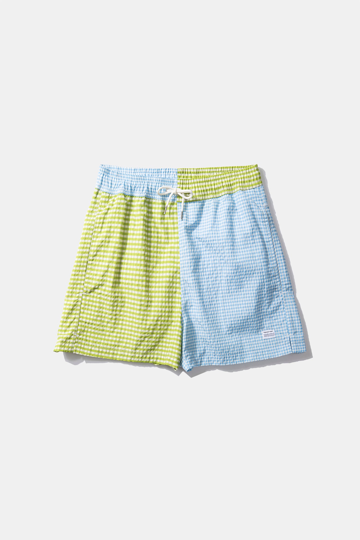 Vichy Seersucker Swim Shorts