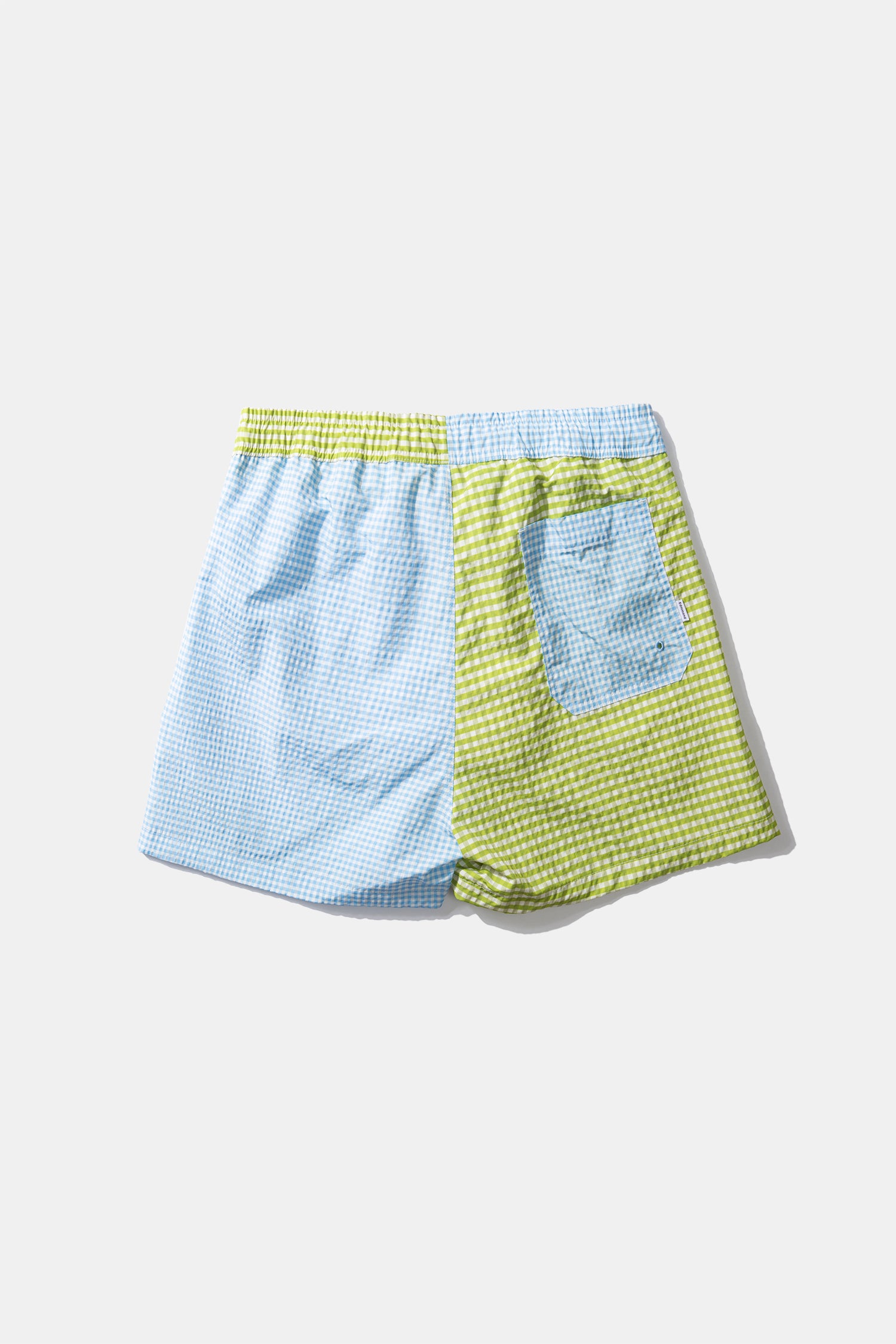Vichy Seersucker Swim Shorts