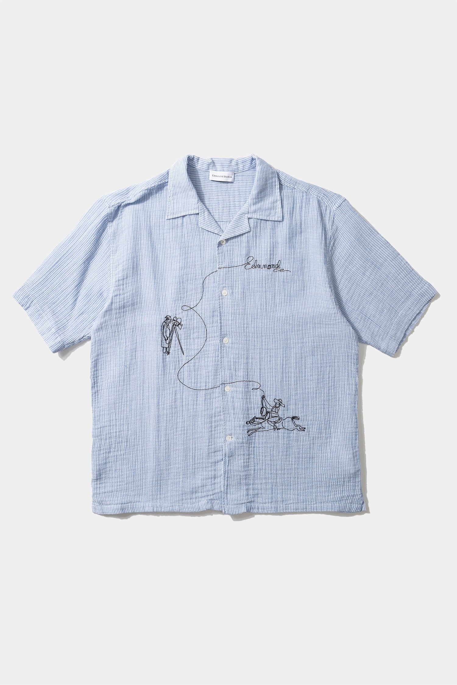 Edmmond Studios WESTERN SHIRT dk blue - Vista 1