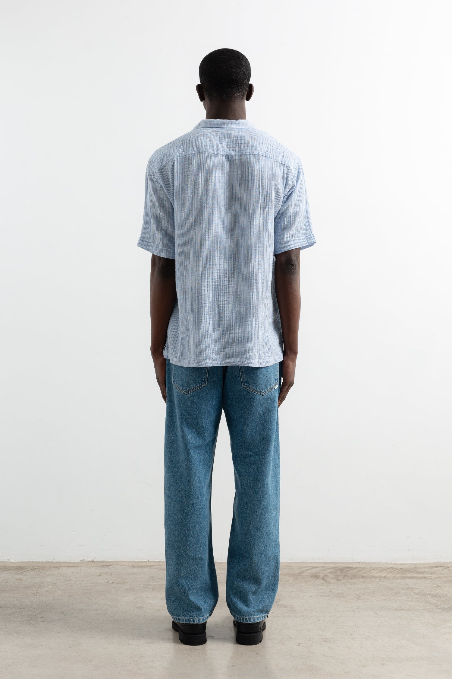 Edmmond Studios WESTERN SHIRT dk blue - Vista 4