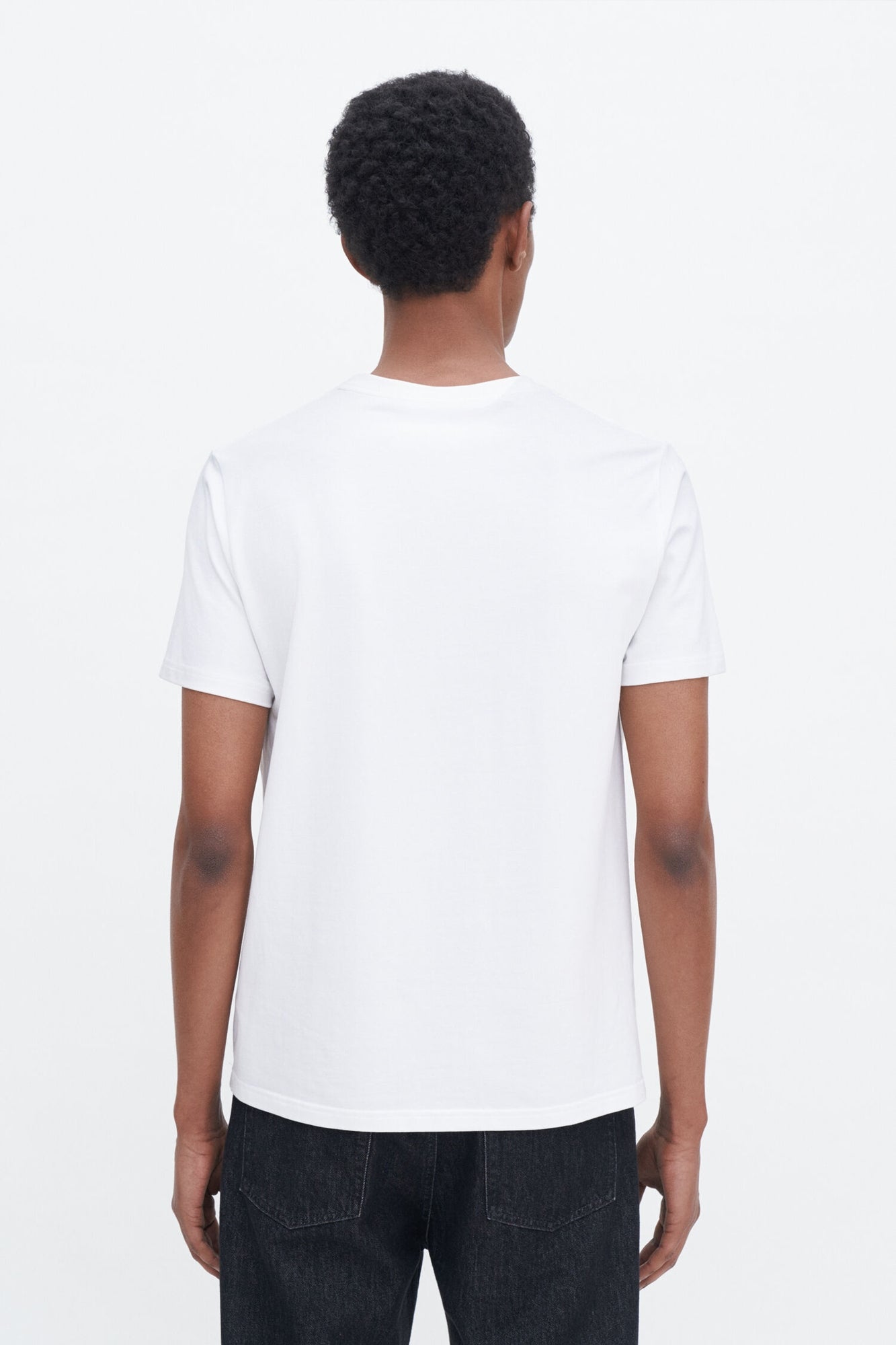 Stretch Cotton Tee White