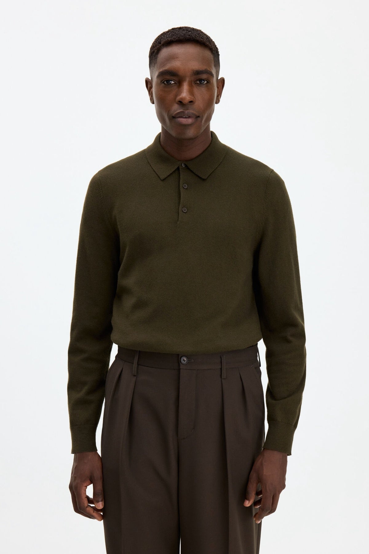 Knitted Polo Shirt