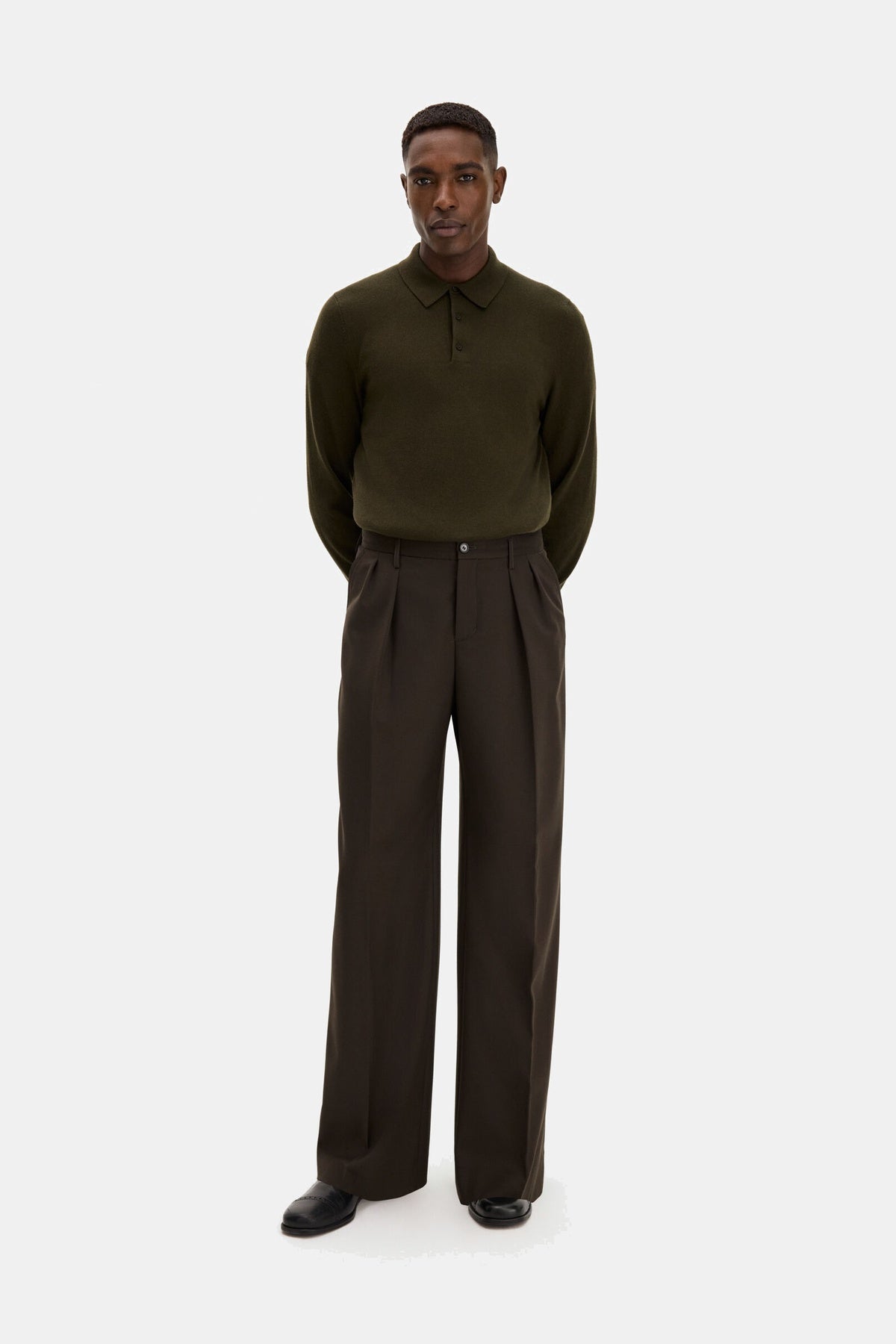 Knitted Polo Shirt