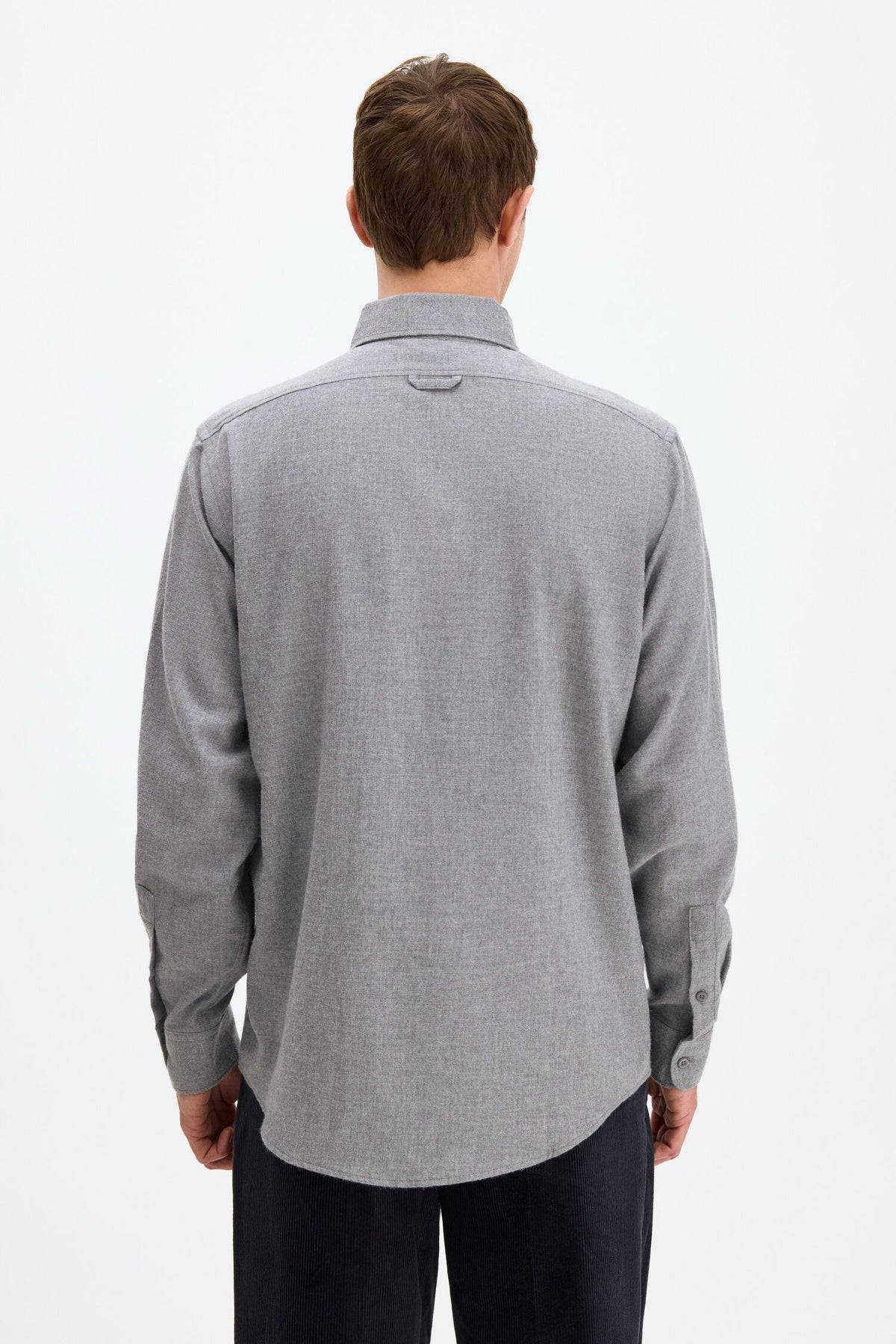 Zack Flannel Shirt Dark Grey
