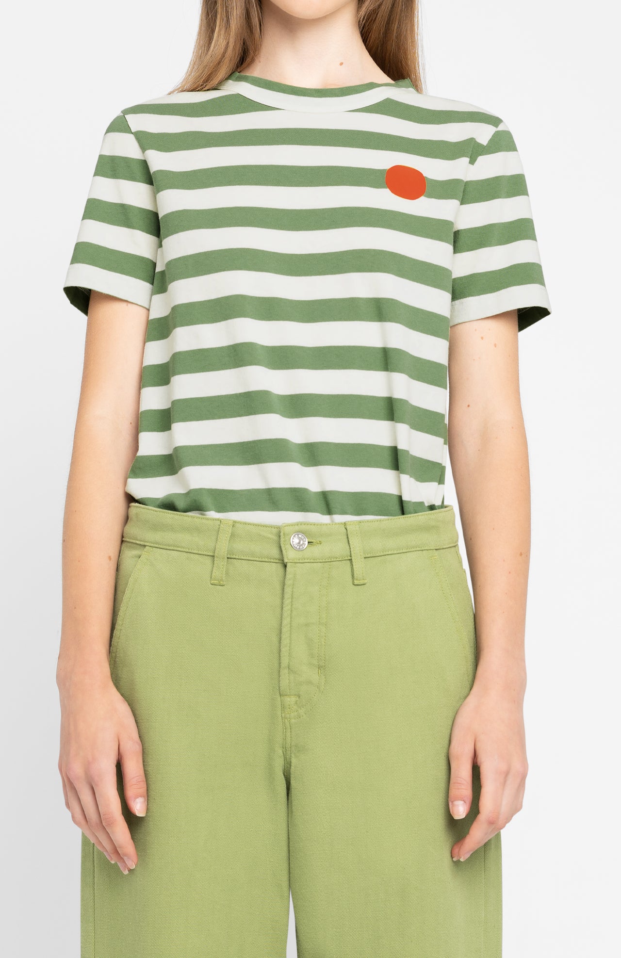 Hazpa Dot T-shirt Khaki